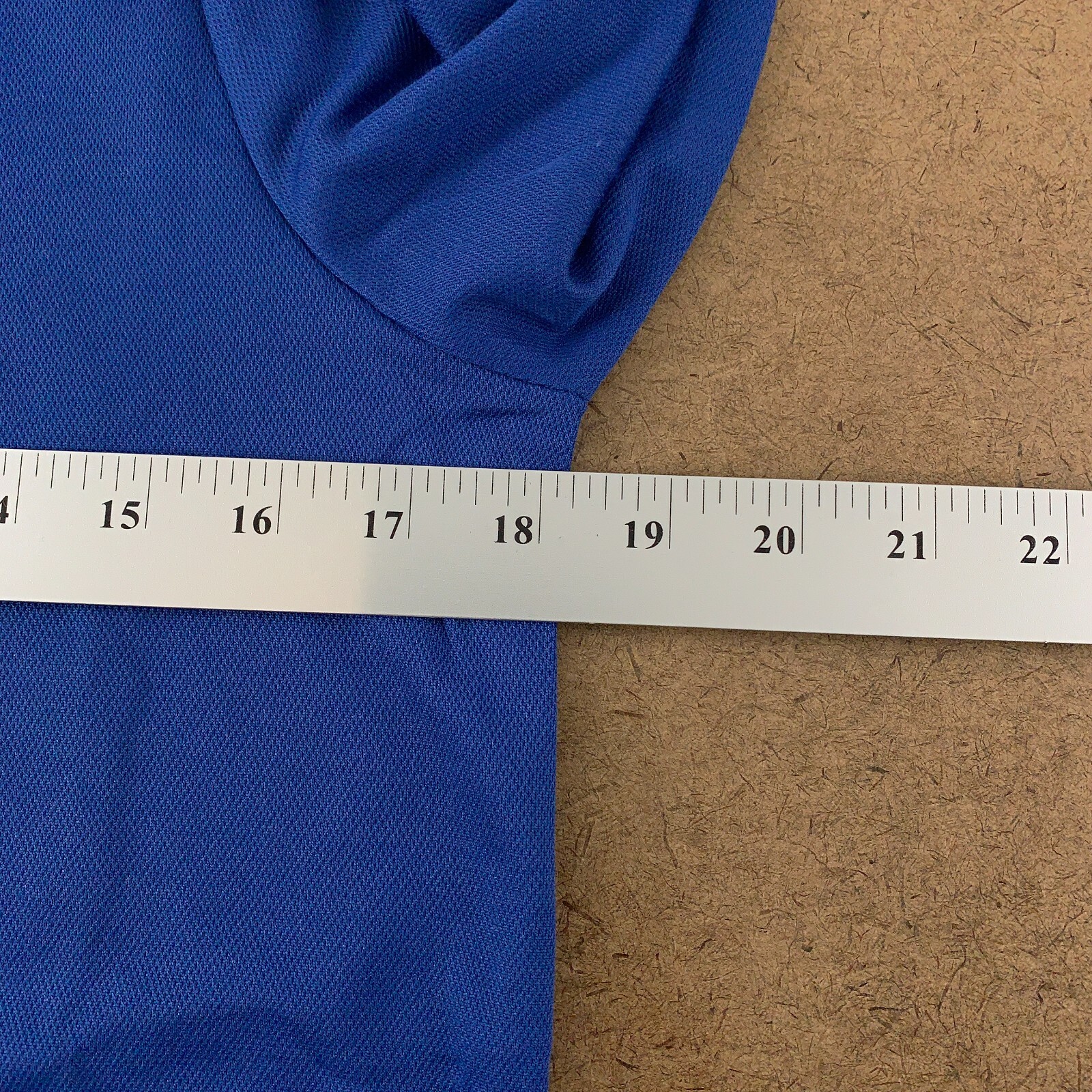 Devon Jones DG20LW CrownLux Performance Ladies Size XS Blue Long Sleeve Polo NWT