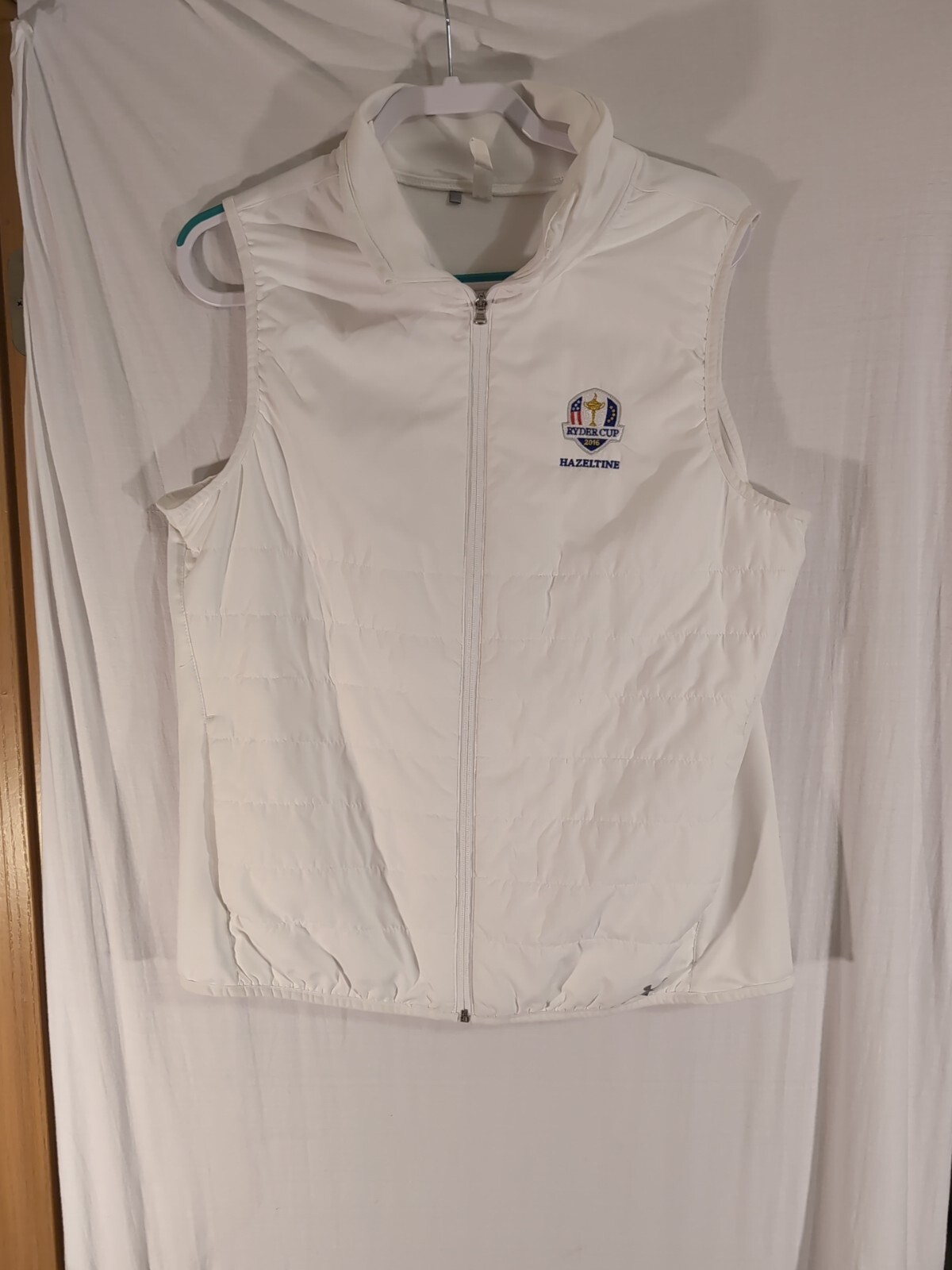 Women’s XL Under Armour 2016 Ryder Cup Hazeltine White Vest