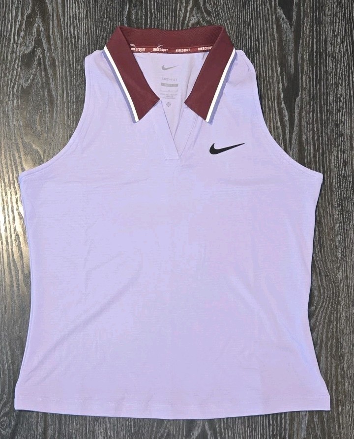 Nike Court Dri-FIT Slam Women’s Tennis Tank Top Light Purple/Lilac Large