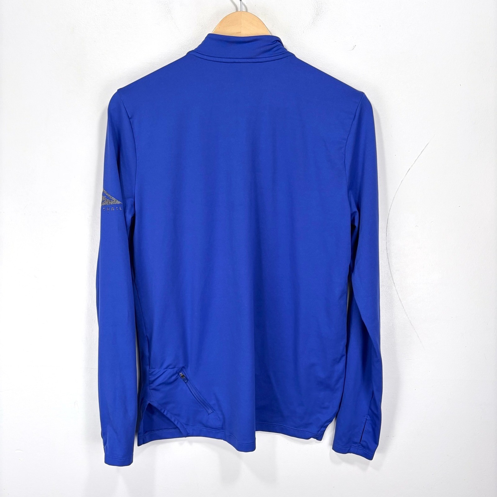 Nike Trail Element Women Midlayer Running Top Pullover Medium Blue Stretch Gym