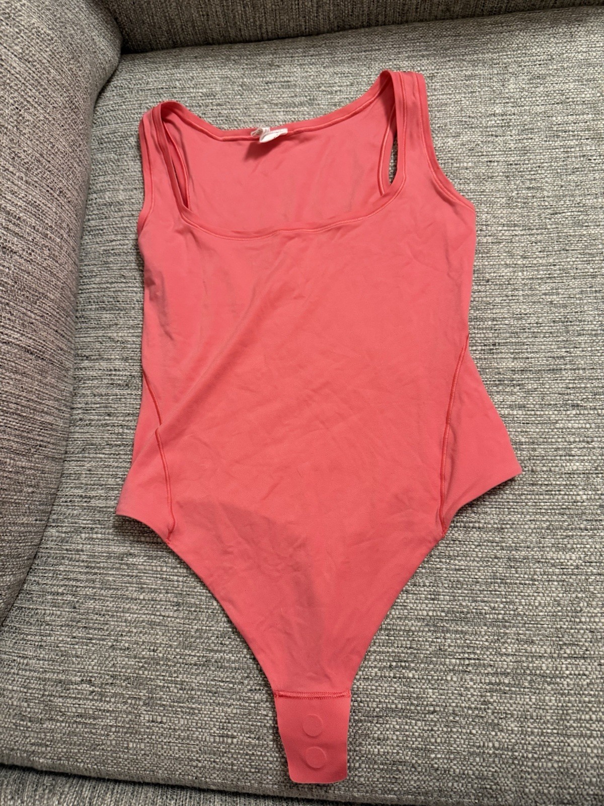 Lululemon Wundermost Ultra-Soft Nulu Square-Neck Sleeveless Bodysuit