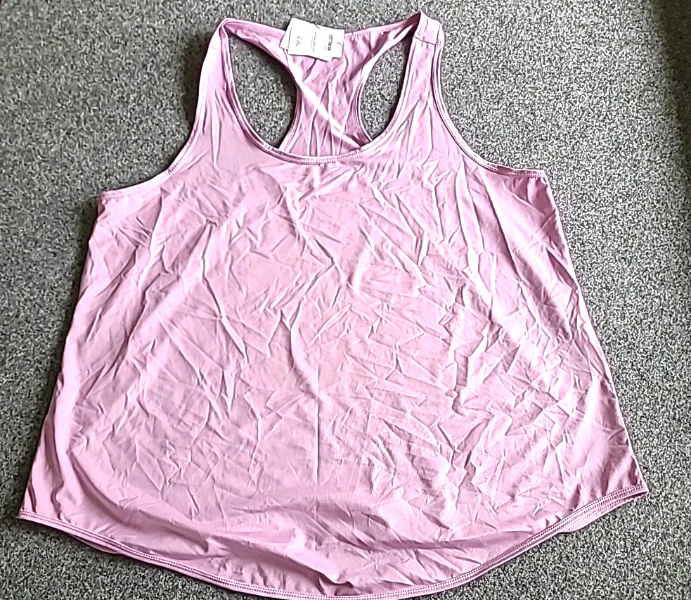 Cotton On Curve Active Training Tank Top Women’s Sz 12 Pink Orchid Racerback NWT