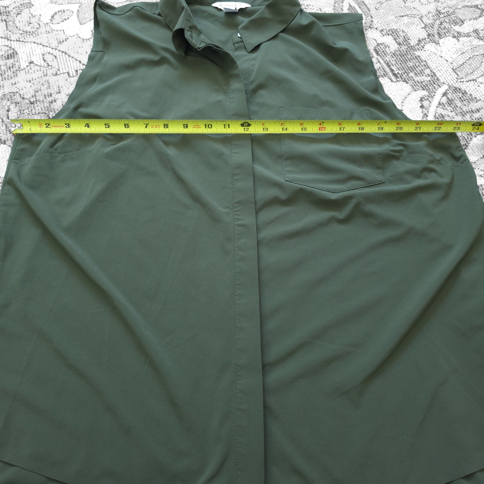 Athleta Everlasting Tank Bali Green EUC Lightweight Size XL