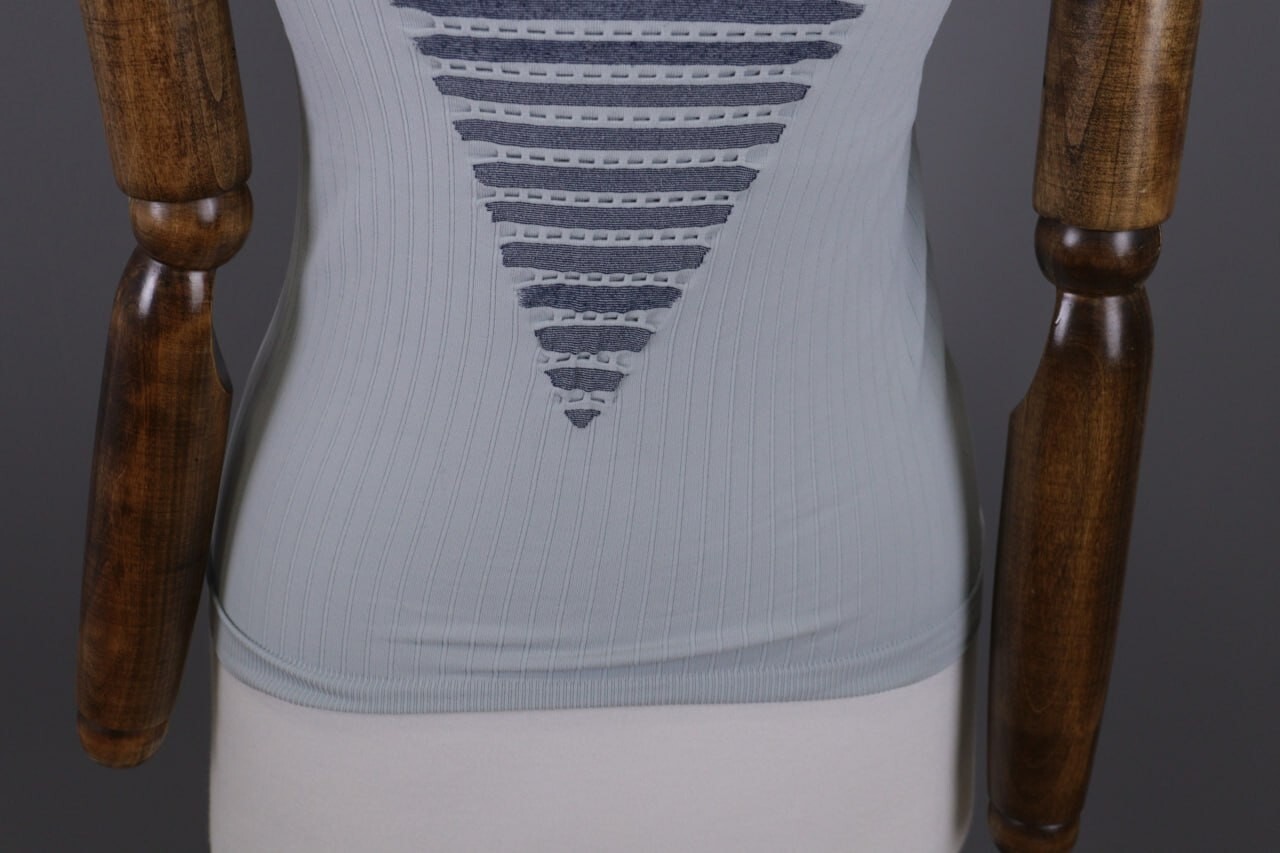 X-Bionic White Sleeveless Top Jersey Base Layer Thermo Tank Short Size S/M