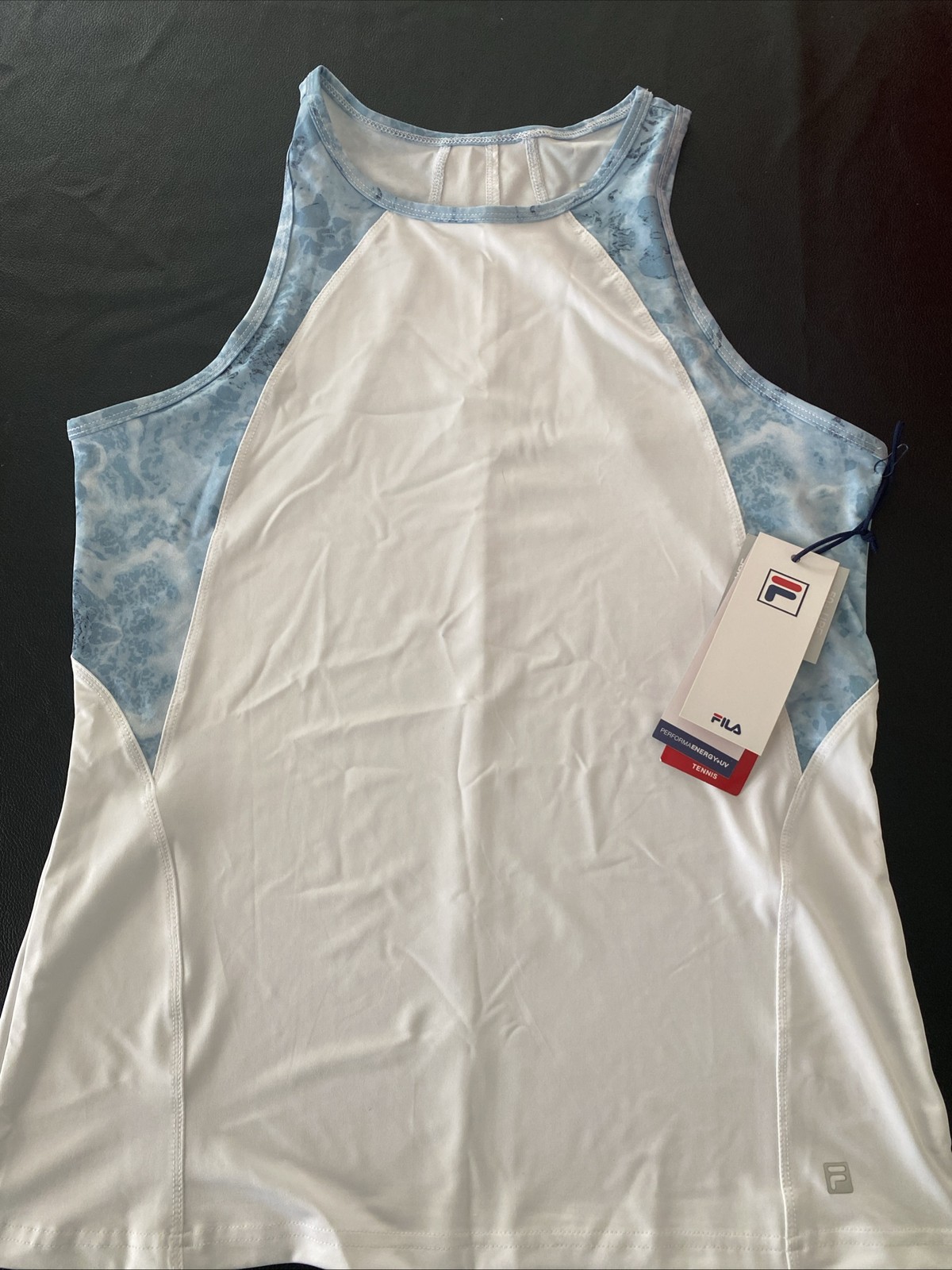NEW Women’s Sz M FILA Performa Energy + UV Tennis 50+ UPF Cami Tank Top