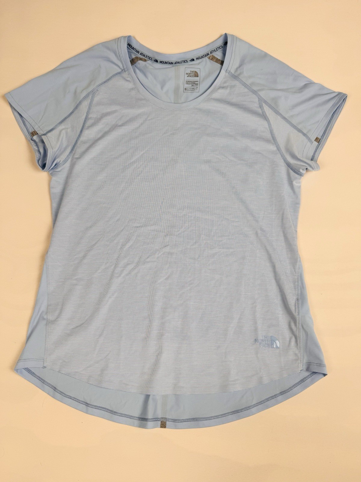 The North Face Flashdry-XD Performance Short Sleeve T-Shirt Light Blue XL