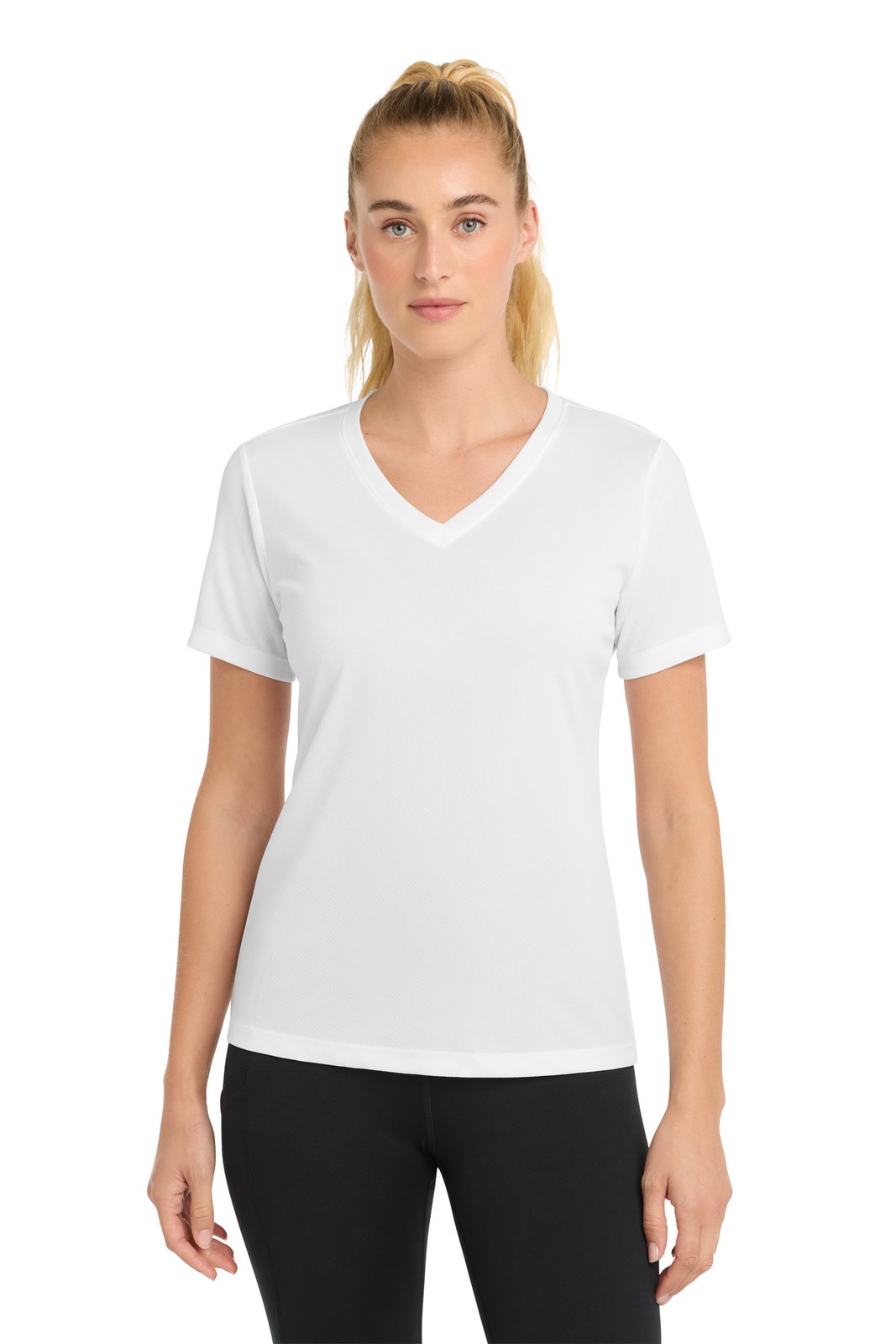 Clearance Sale Sport-Tek Women’s PosiCharge RacerMesh V-Neck Tee LST340