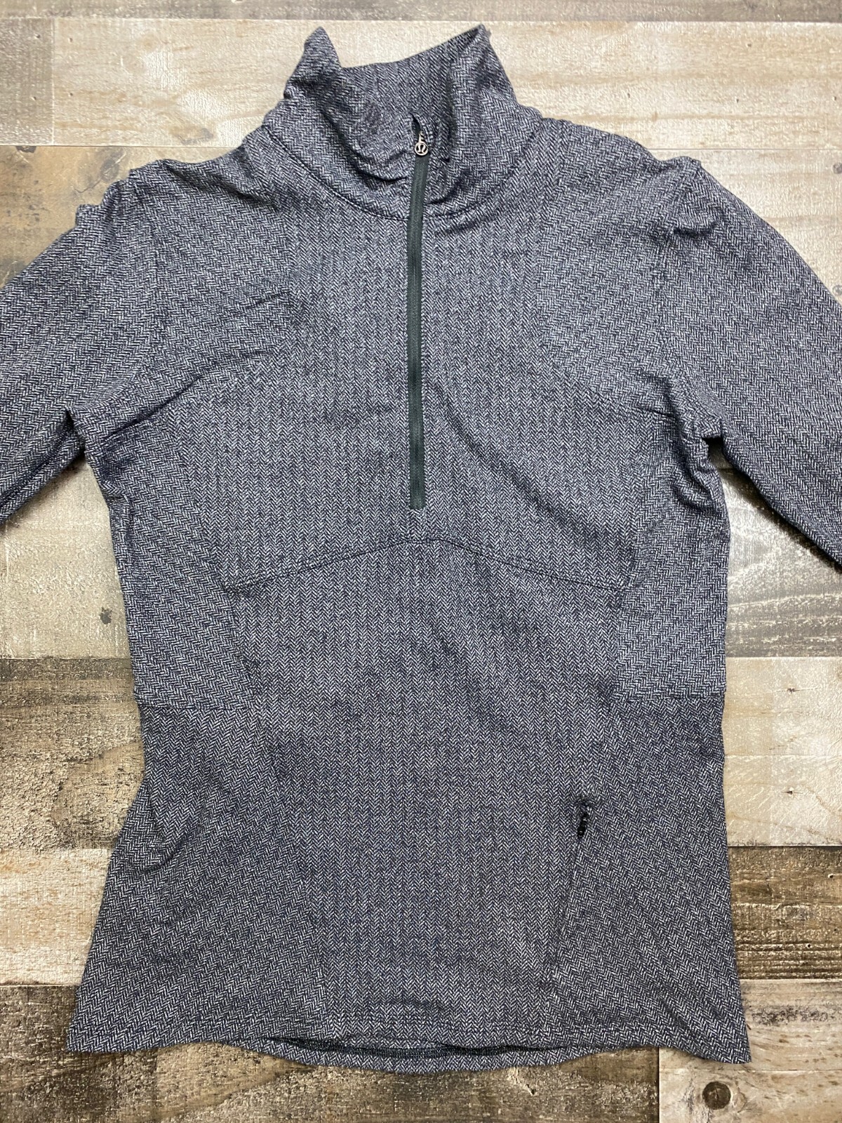 Lululemon Jacket Size 12 Kanto Catch Me Herringbone Half 1/2 Zip Pullover Shirt