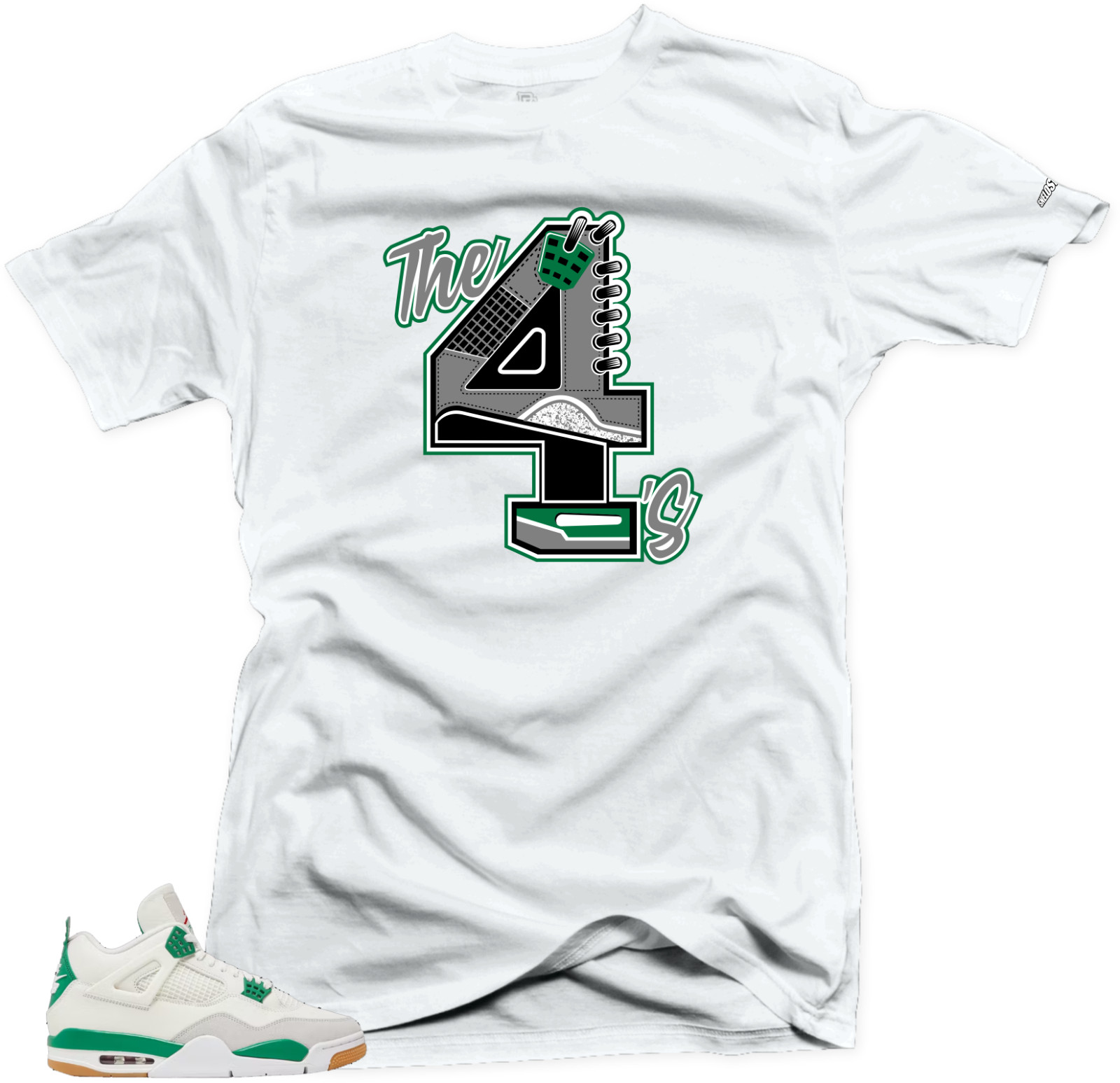 Shirt To Match Jordan 4 Pine Green The 4s Unisex Snelos Match Sneaker tee