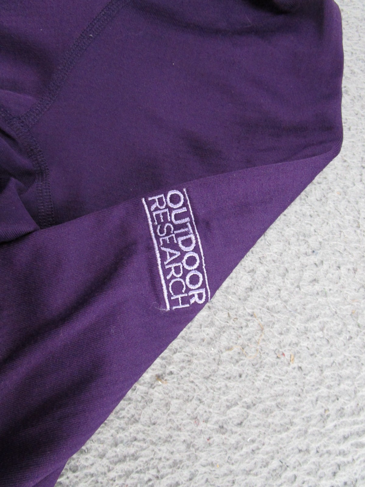 Outdoor Research Purple 1/4 Zip Pullover Womens Size XL Thermal Waffle Knit Read