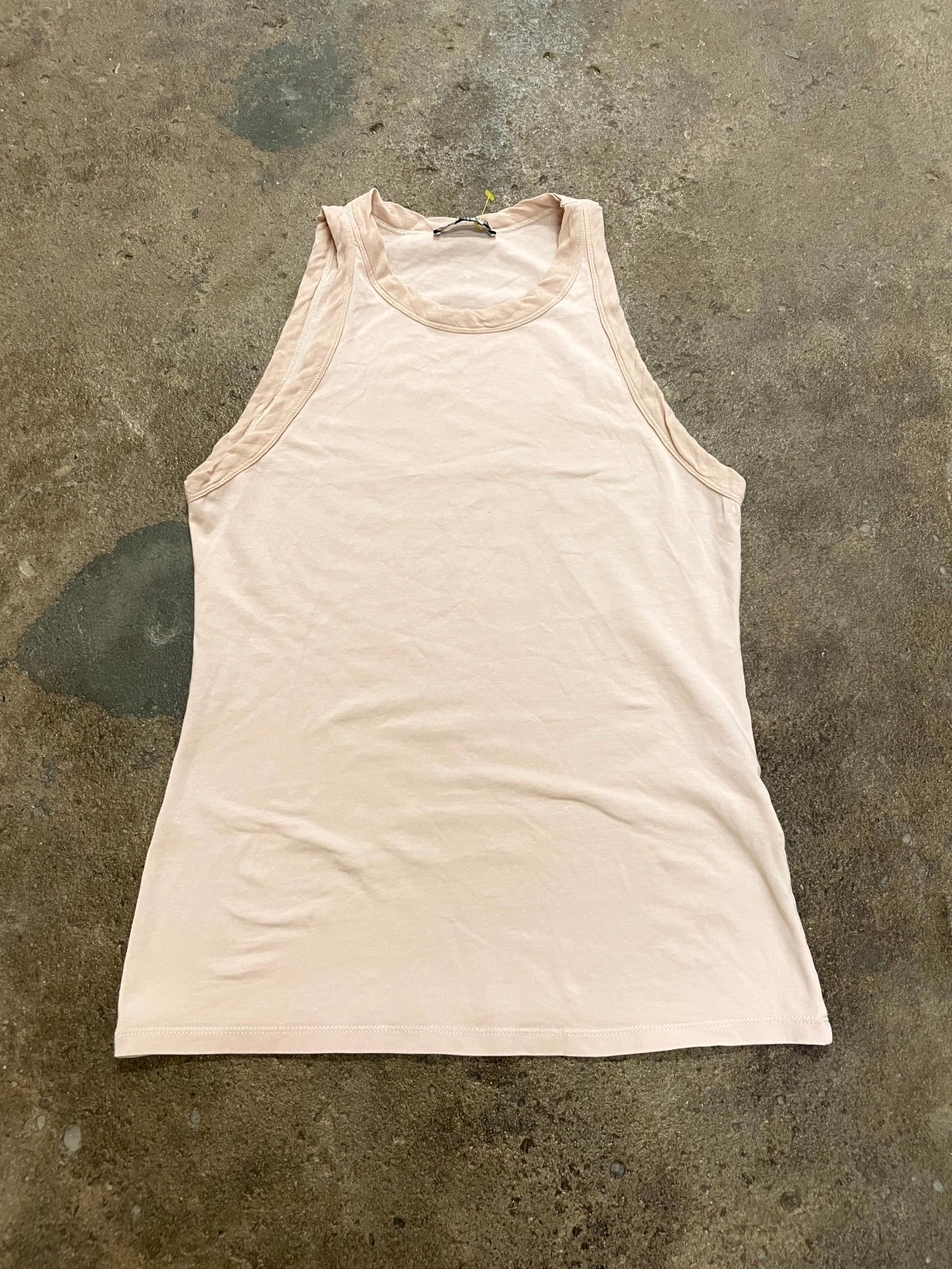 Zara Tank Top Womens Small Pink Performance Training Sportswear Round Neck