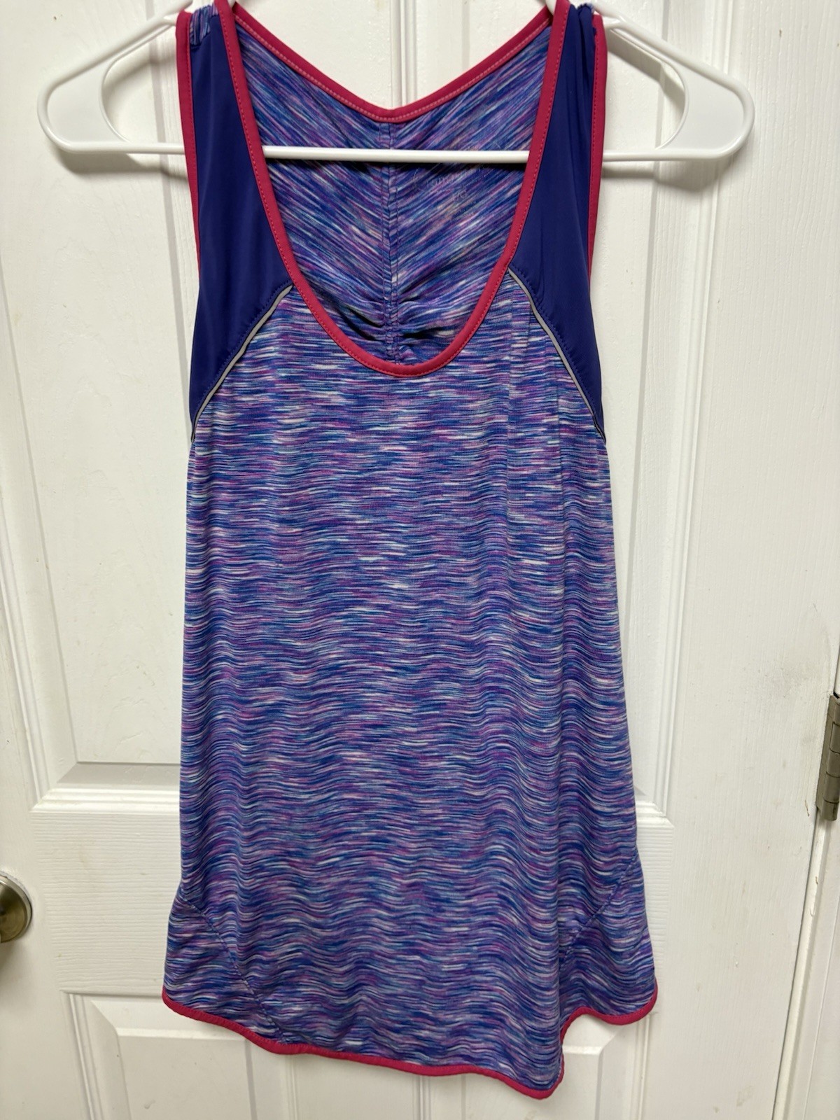 Tangerine Sz L Pink/Purple /blue Active Workout Wear Tank Top Running Ladies