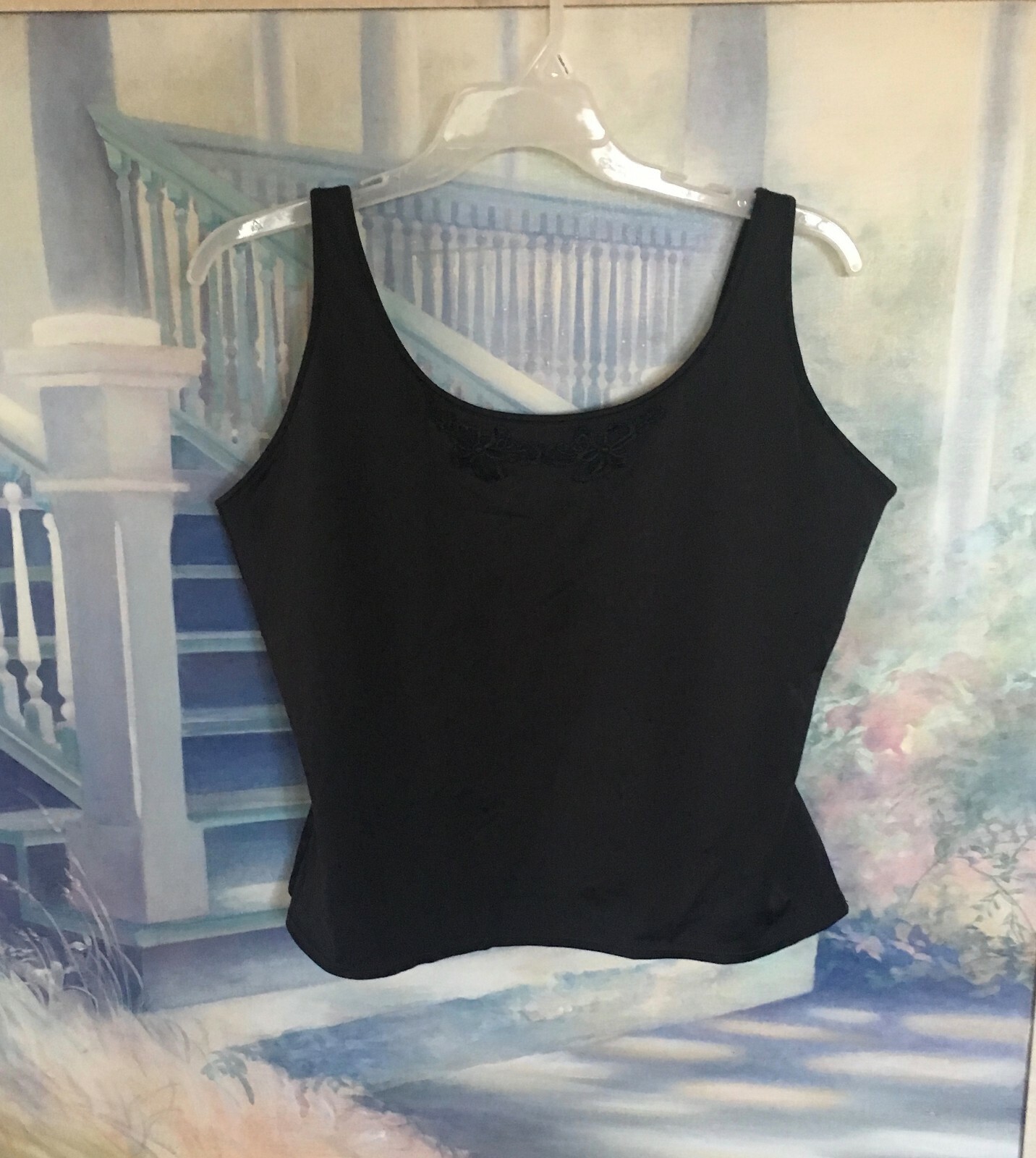 Lovely Plus Size Top Curvation Curve Shaping Black Cami Shapewear Sz. 4XL