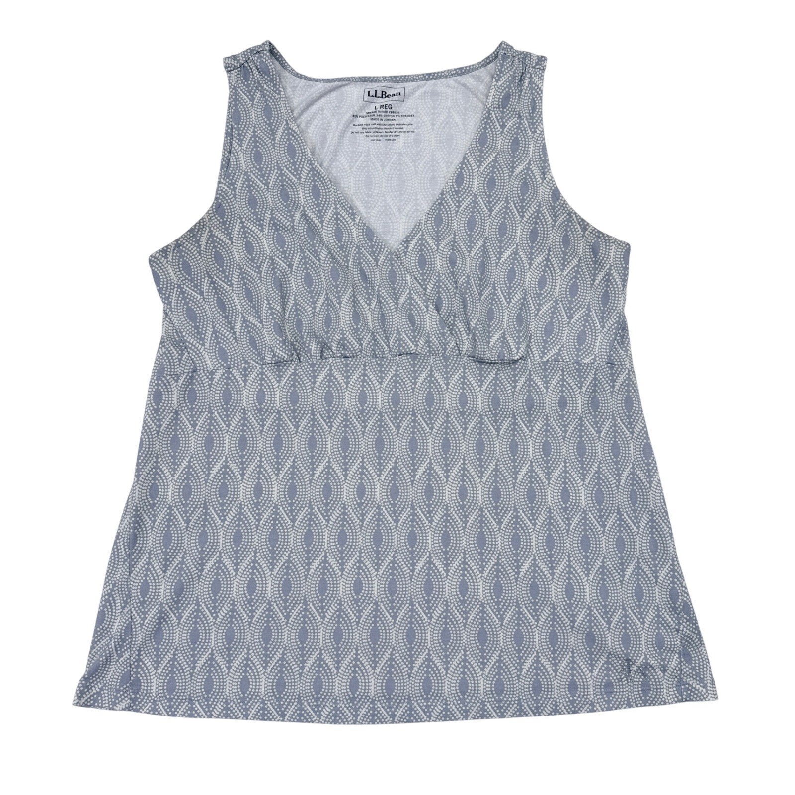 LL Bean Tank Top Womens Size Large Sleeveless Athleisure Hiking Travel Camping