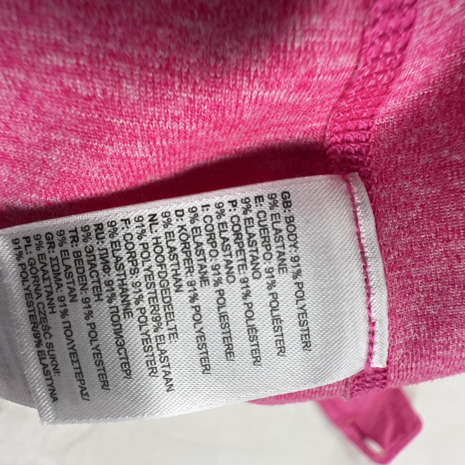 The North Face Pullover Womens Large Pink 1/4 Zip Stretch Long Sleeve Top