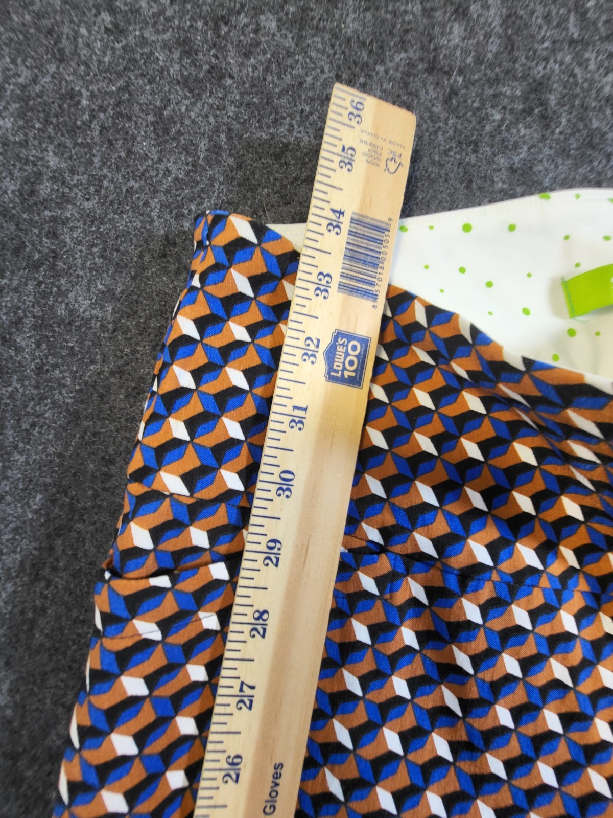 Swing Control Golf Pants Geometric Print Stretch Ankle Pants Women’s 10