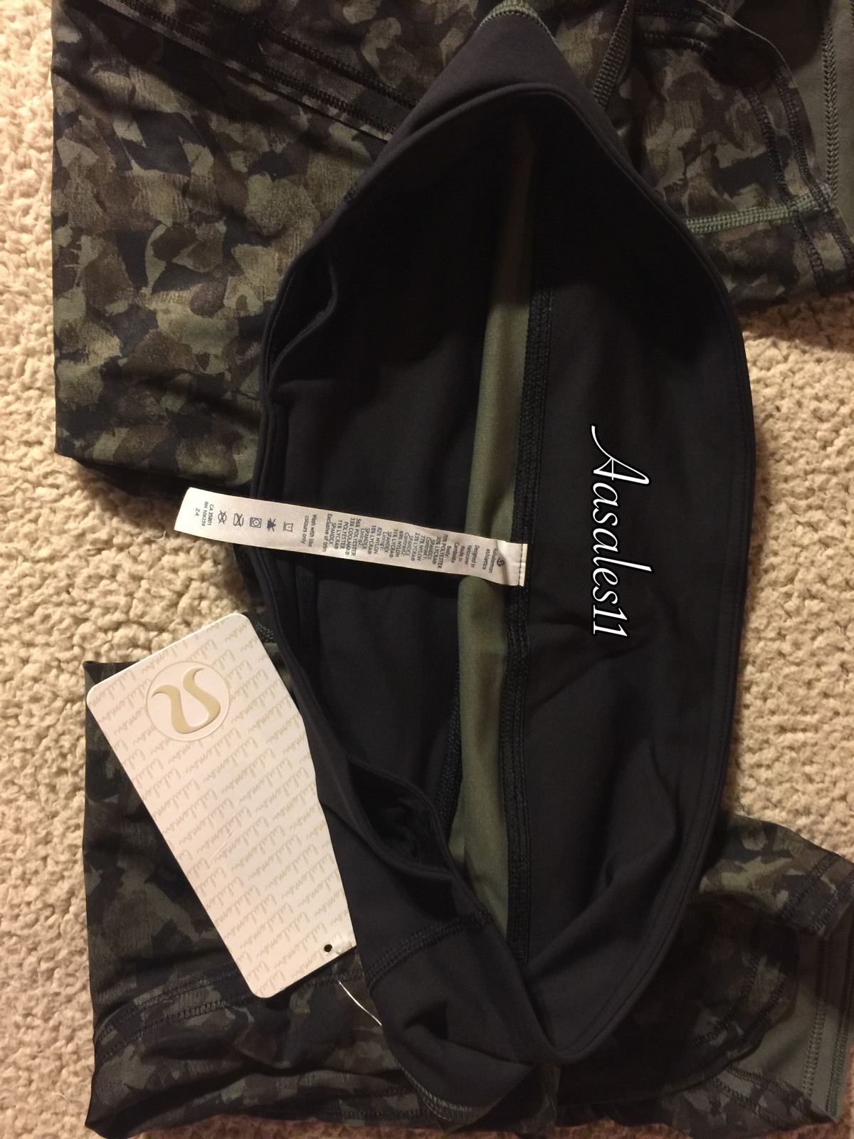 **Lululemon** RUN TOP SPEED Crop Luxtreme Tights/ Pants SZ 8 W6E99S MJFB/BLK NEW