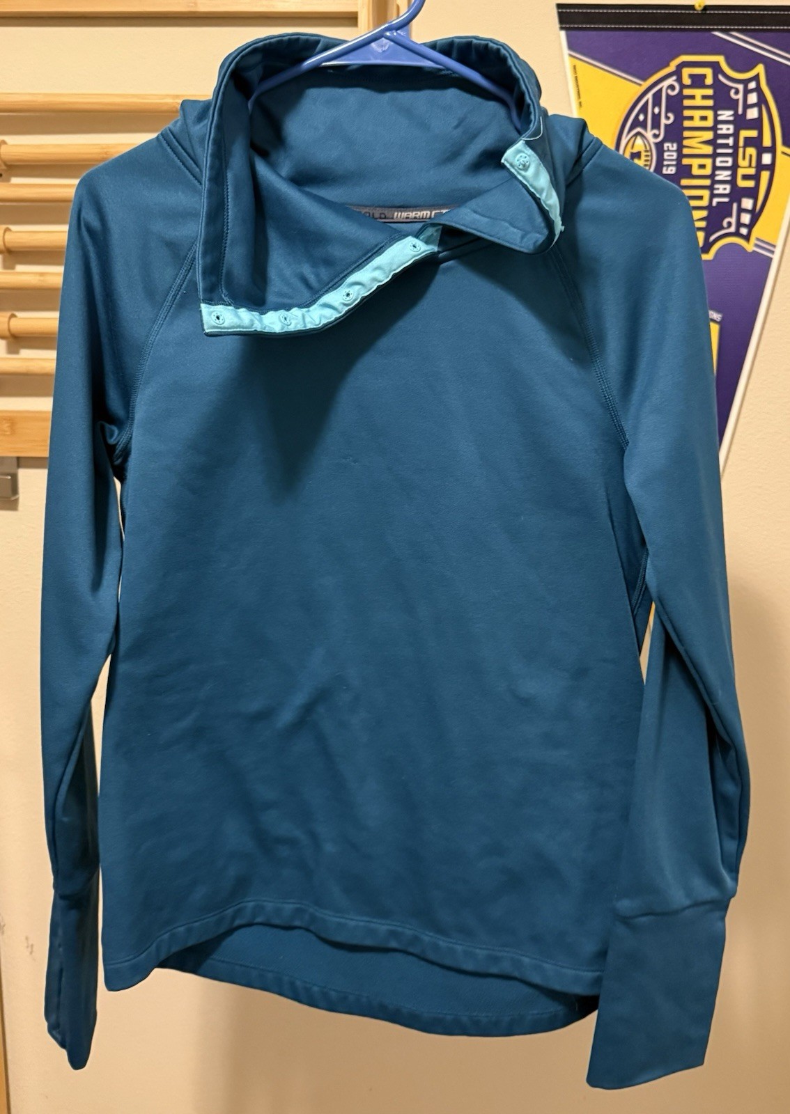 Champion Powertrain Duofold Women’s Pullover – Teal – Small