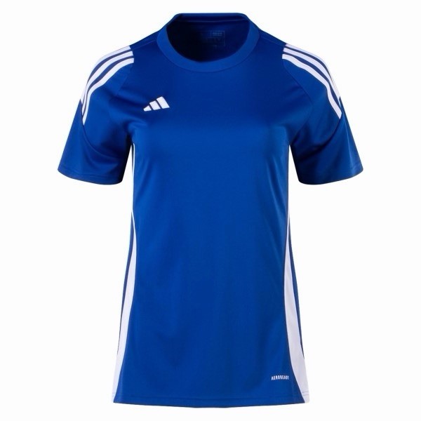 adidas Women’s Tiro 24 Jersey in Team Royal Blue/White AEROREADY (Small Tall)