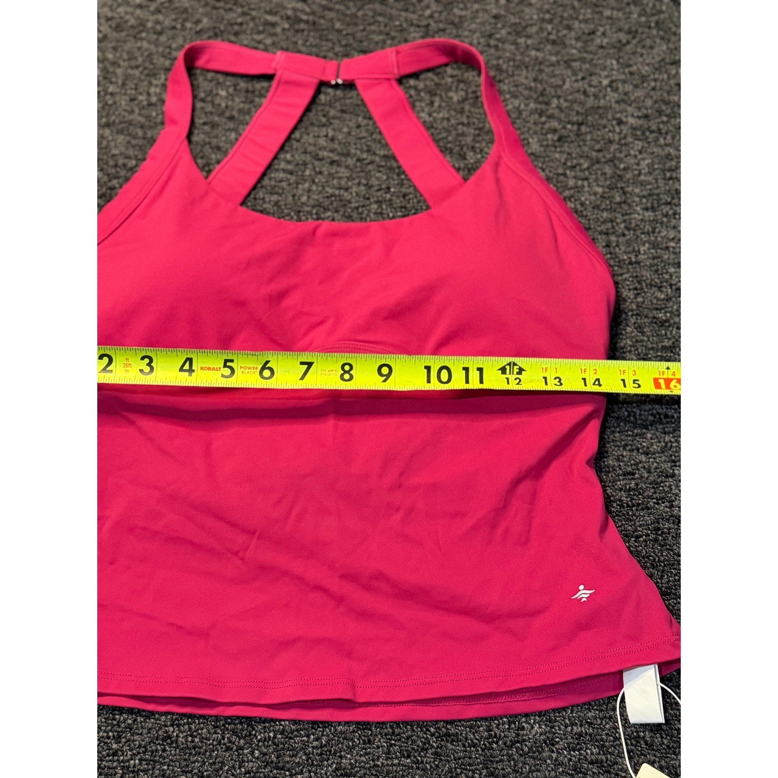 Halara Tank Top Pink Softlyzero Plush Four-Way Stretch Athleisure Size 4 Women