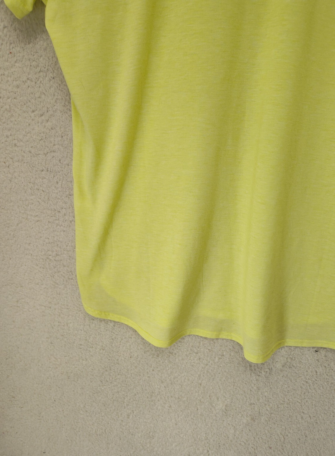 Tek Gear Women Top Extra Large Yellow Poly Blend Short Sleeve Workout Gear