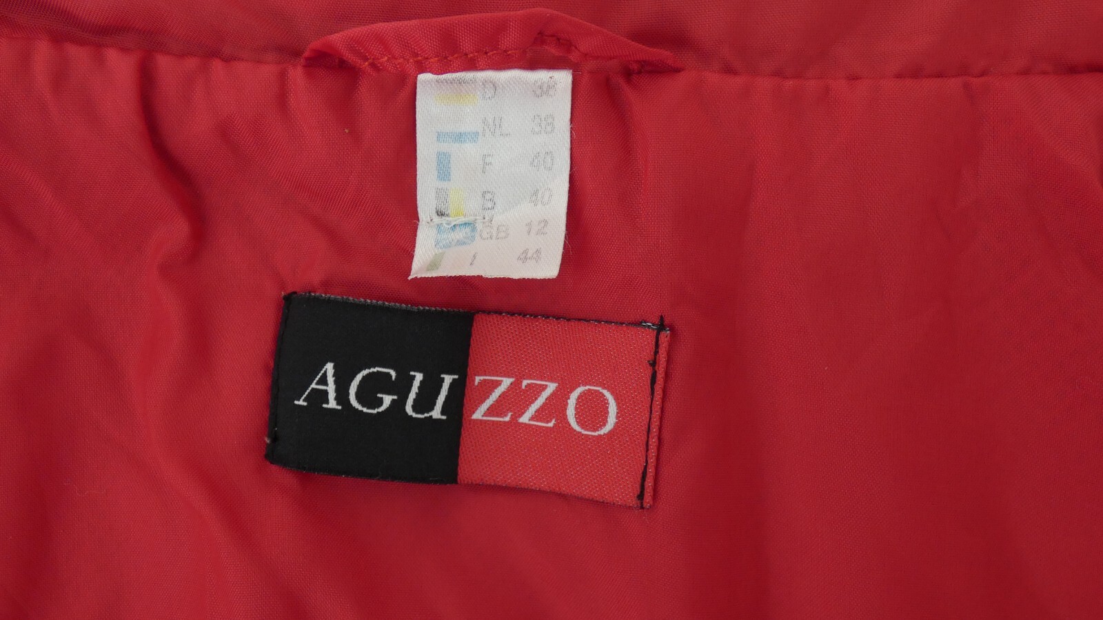 Vintage Red Nylon Jacket Lightweight Hooded Windbreaker 90s Utility UK 12