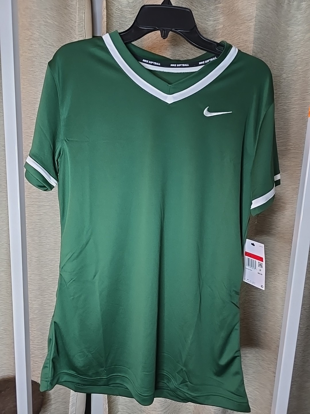 Nike Green Softball Jersey! NWT! Av6701-342
