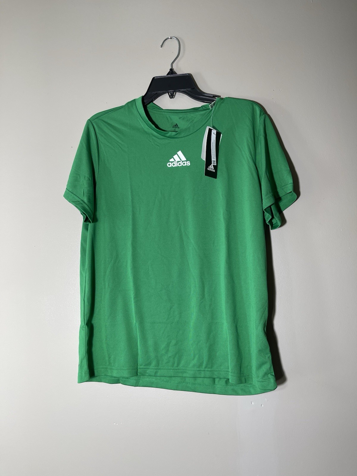 Adidas Women’s Pregame Short Sleeve T-shirt Green Size L New