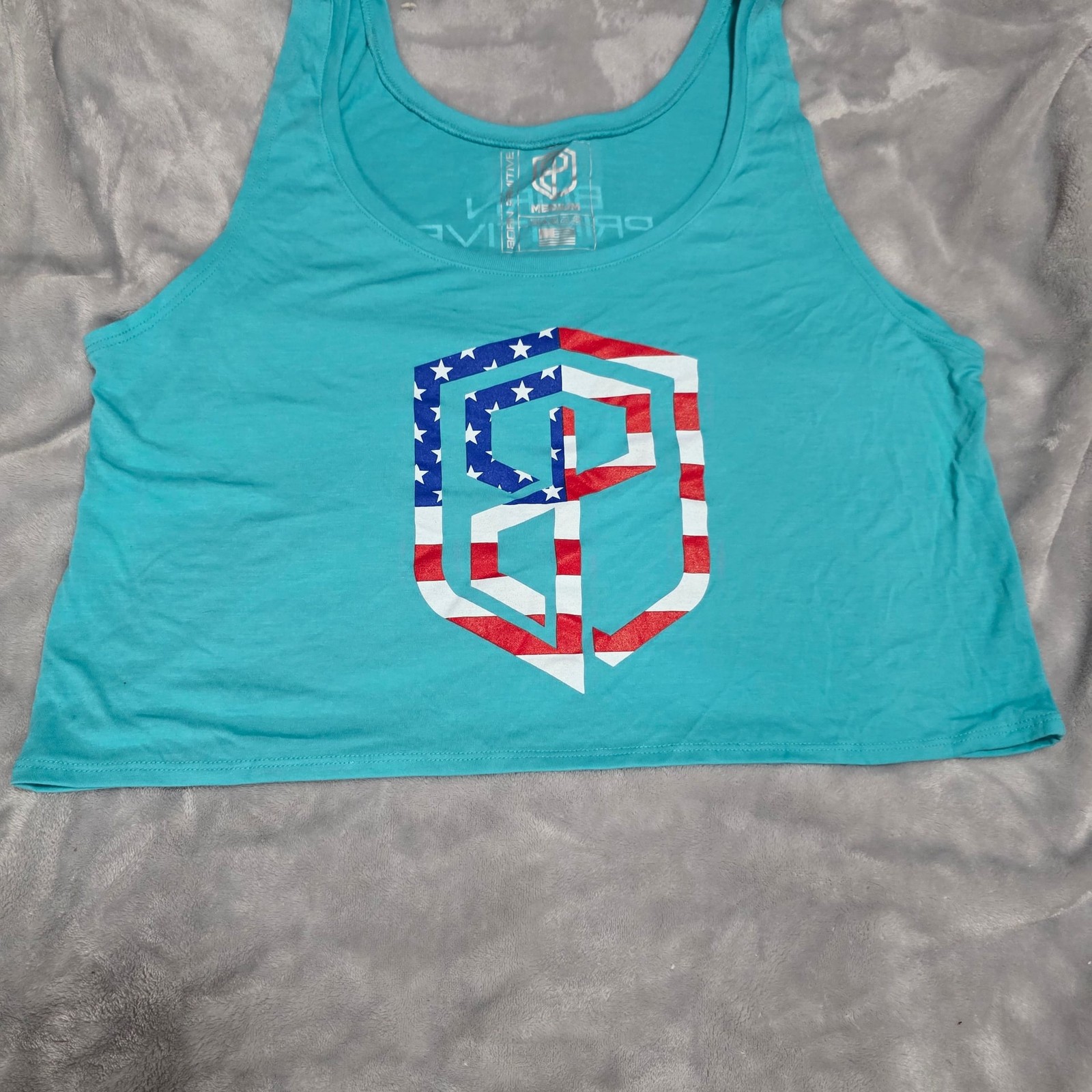 Born Primitive American Original Elevate Crop Teal