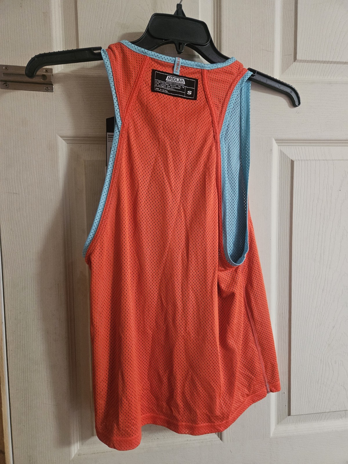 MOOLAH REVERSIBLE JERSEY: BLUE/ORANGE: NEW WITH TAGS: SIZE SMALL