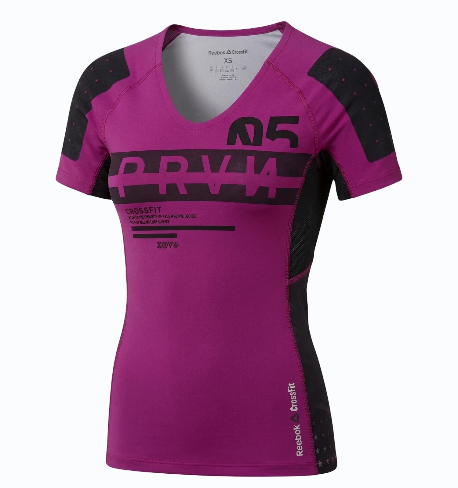 Reebok Crossfit Womens Compression Top XS Multicoloured PlayDry Breathable
