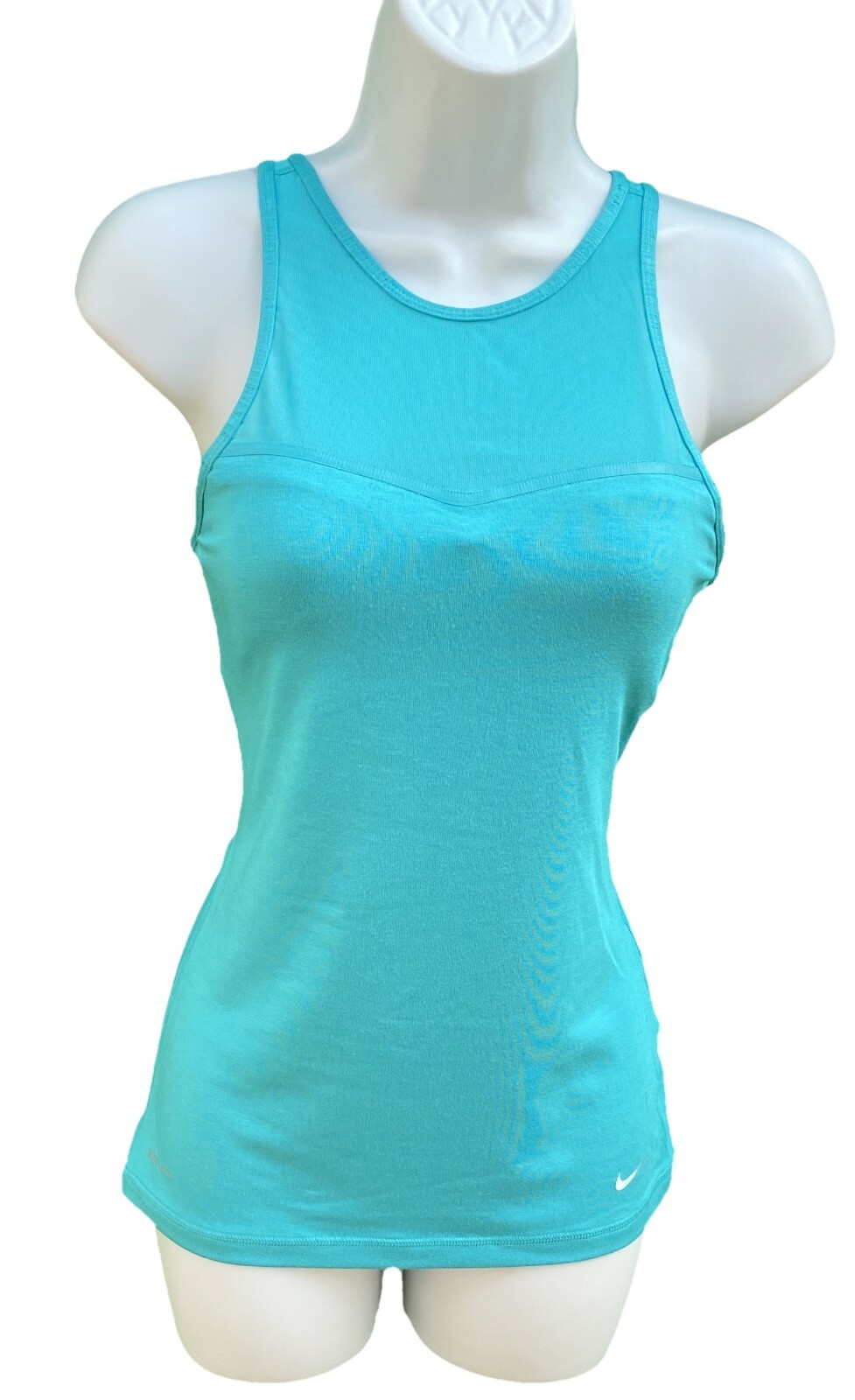 NIKE EPM Dir-Fit Stay Cool Women’S Dance Workout Sports Tank Turquoise S