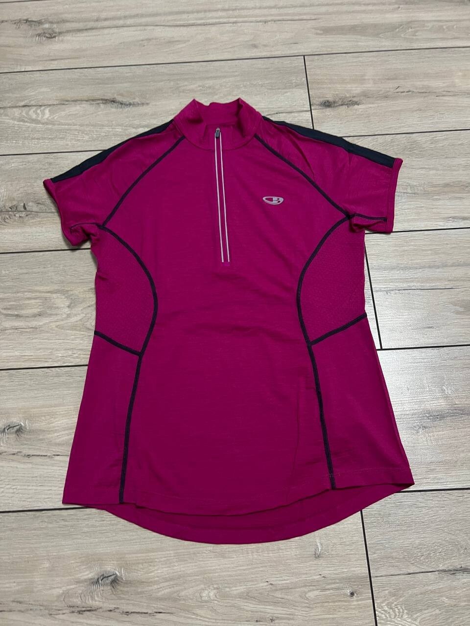 Women Icebreaker GT 150 Active Shirt Jersey Merino Wool Hiking Outdoor M