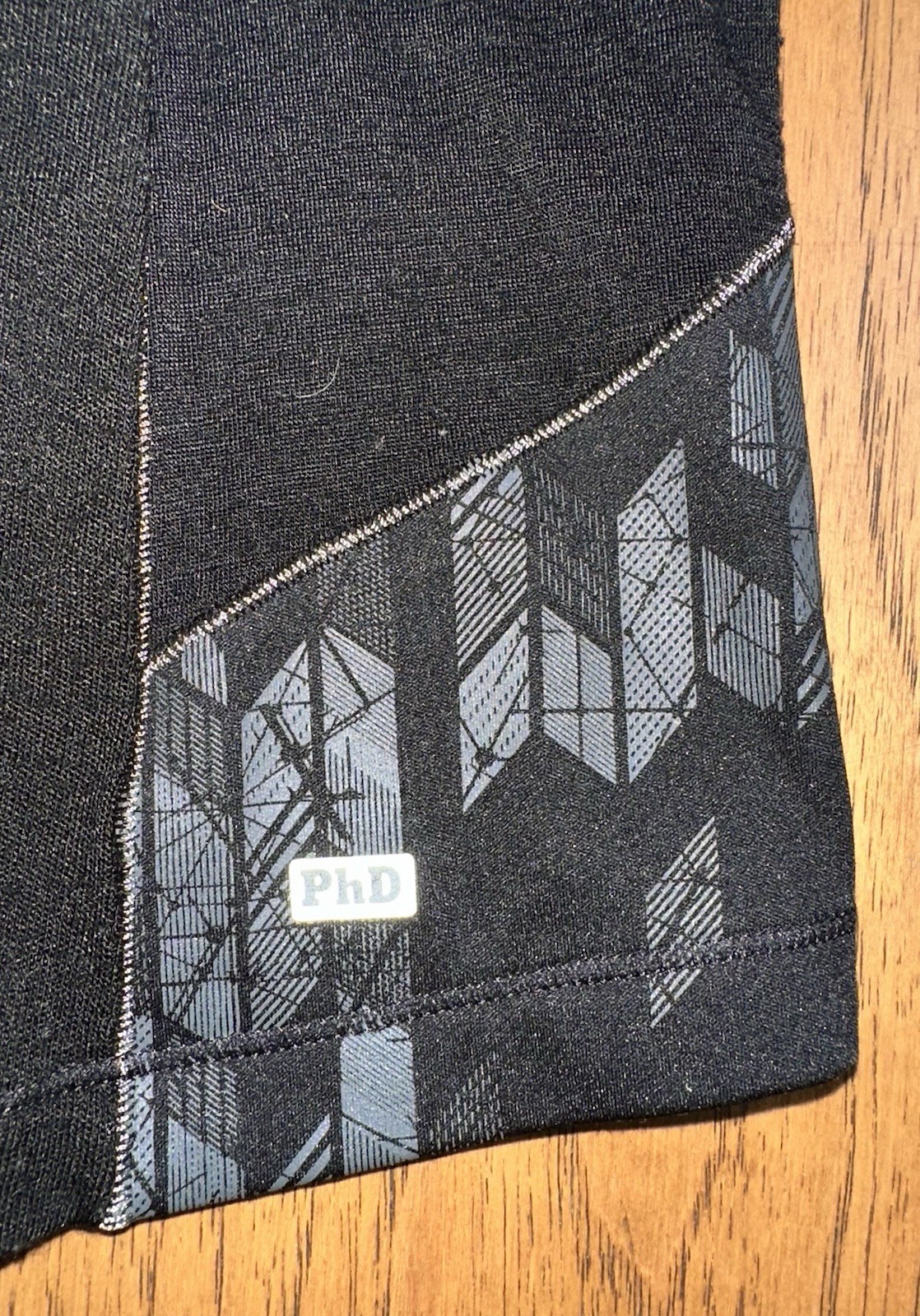 Smartwool PhD 1/4 Zip Pullover Top Merino Wool Blend Light Wind Black Size S