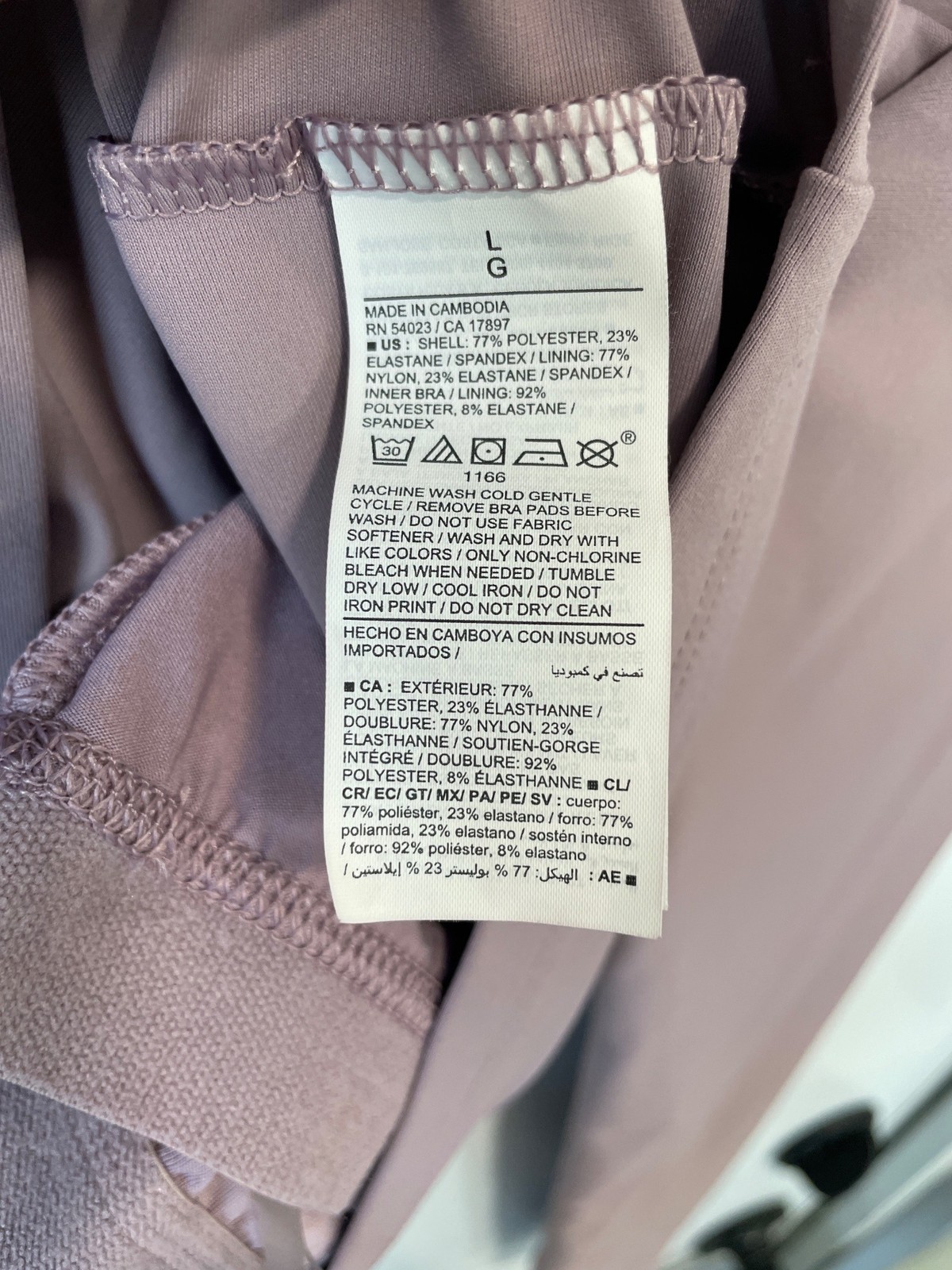 Old Navy Active Powersoft Cropped Top Large Light Support Go Dry Gym Athleisure