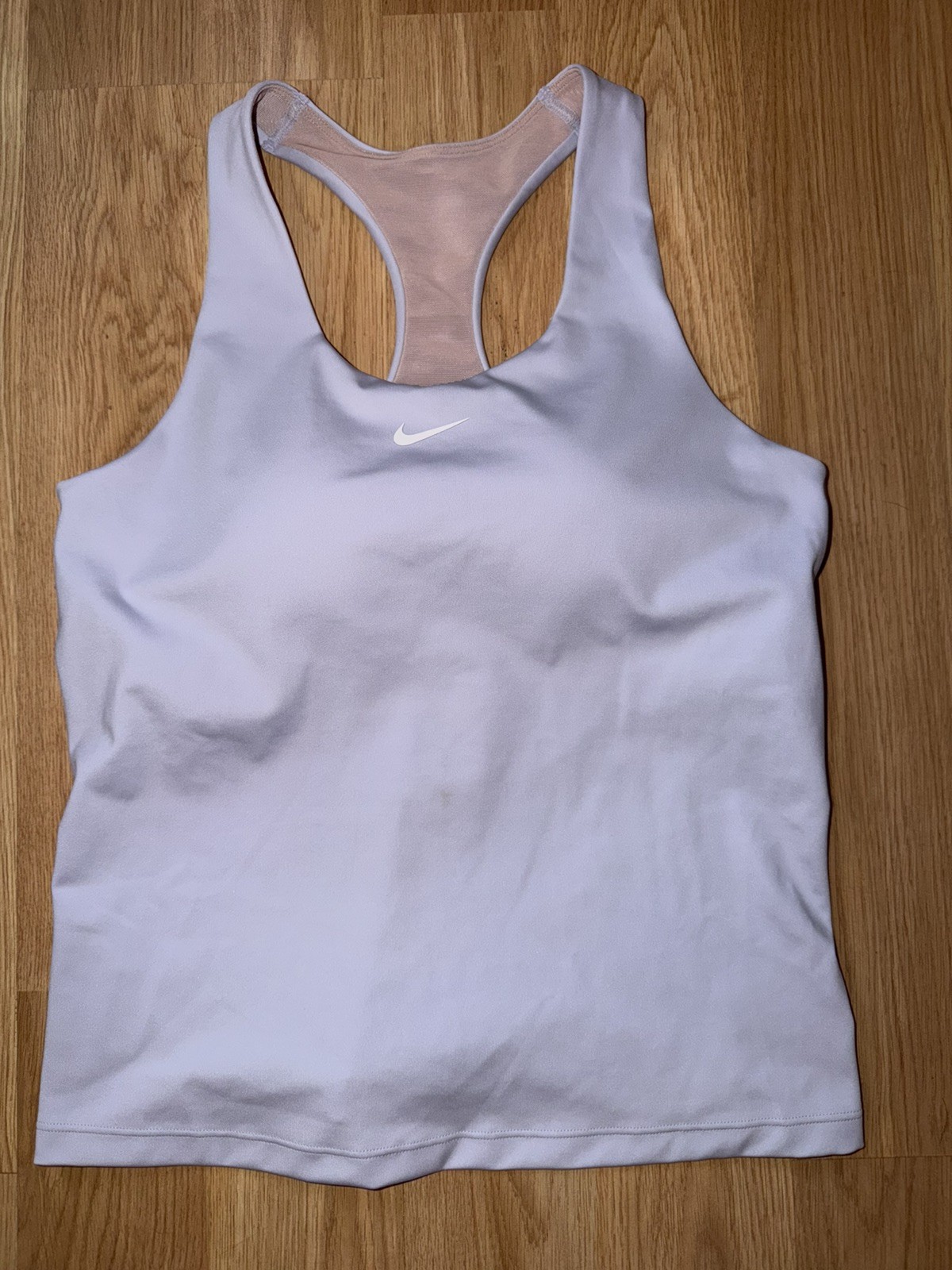 Nike Swoosh Women’s Medium Support Padded Sports Bra Tank Top Dri-FIT Size M