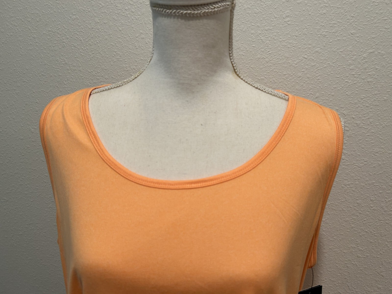 ID Ideology Women’s Plus Size Solid Essentials Melon Sorbet Athletic Top Stretch