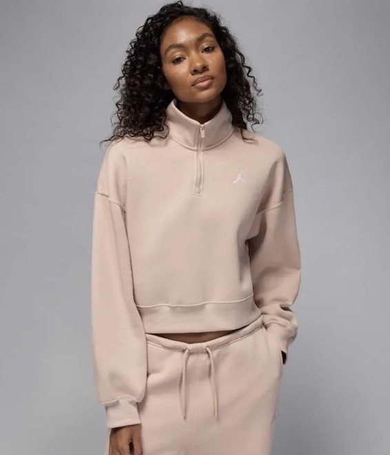 Nike Jordan Brooklyn Fleece Women’s 1/4 zip Top Sz. XL NEW IH2391-292