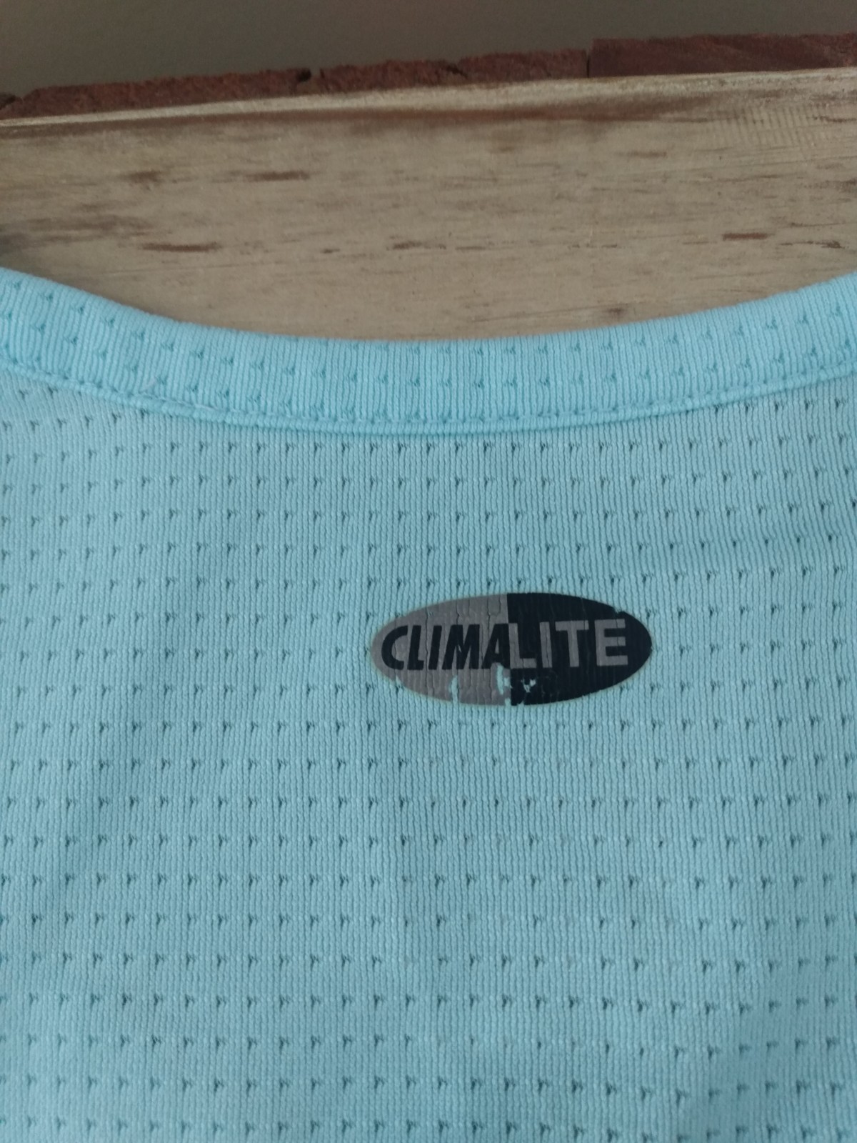ADIDAS CLIMALITE Training Running V-Neck T-Shirt Long Sleeve L