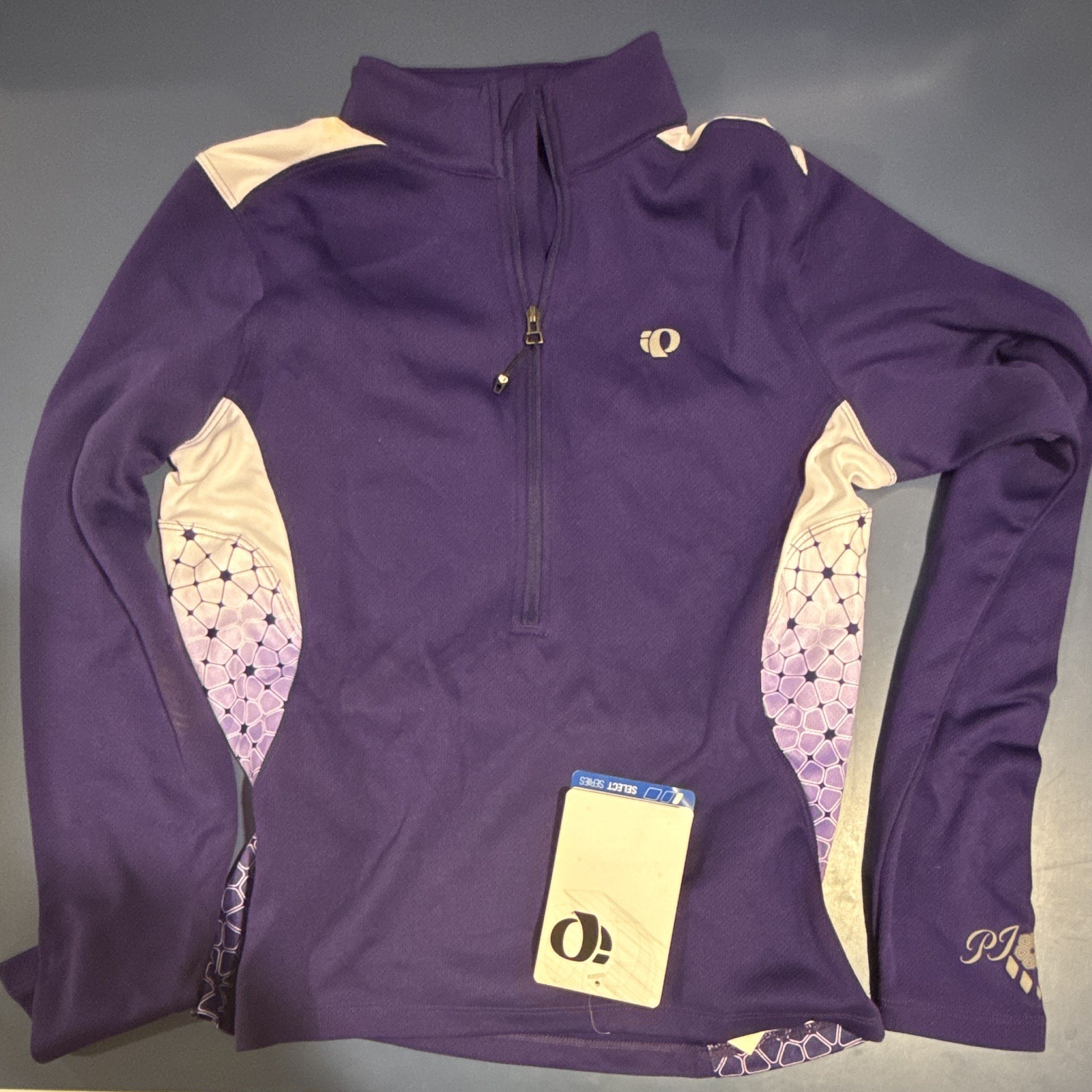 Pearl Izumi Womens Small Superstar Thermal Jersey Sweatshirt BlackBerry NWT