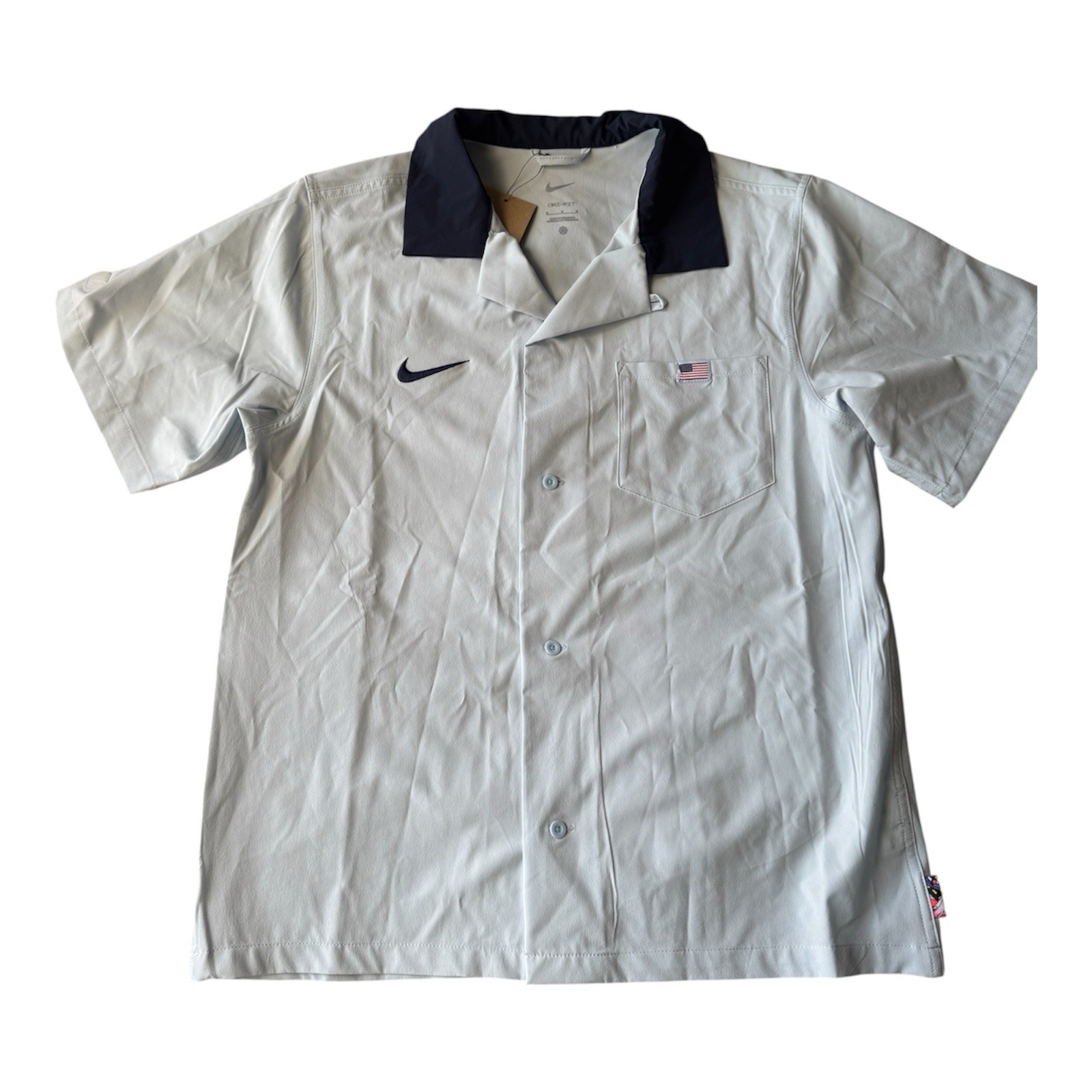 Nike SB Team USA Paris Olympics 2024 Bowler Shirt Women FD6380-441 Size Medium