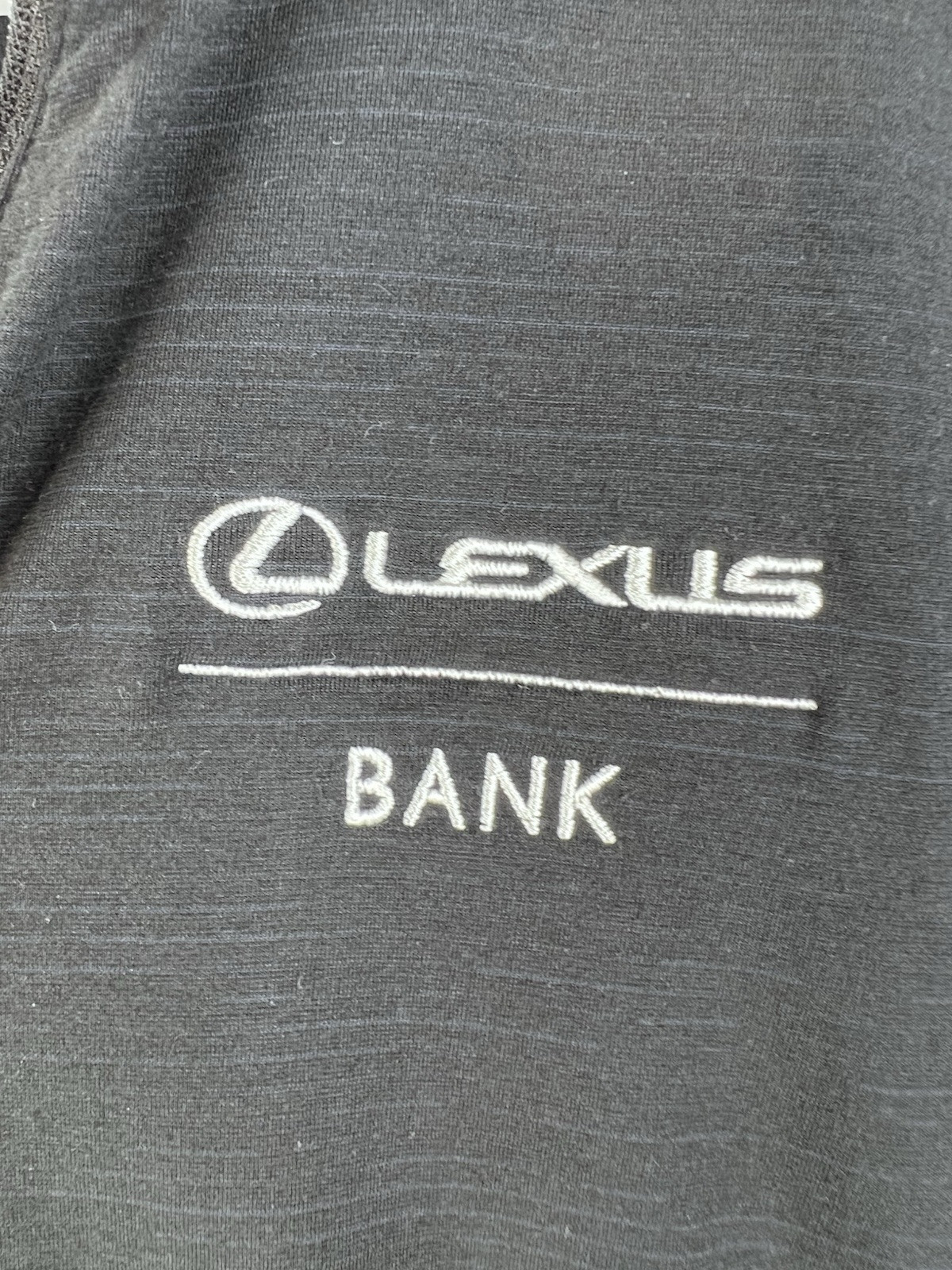 Travis Mathew Crestview 1/4 Zip Pullover Golf Shirt Women’s L Black Lexus Bank