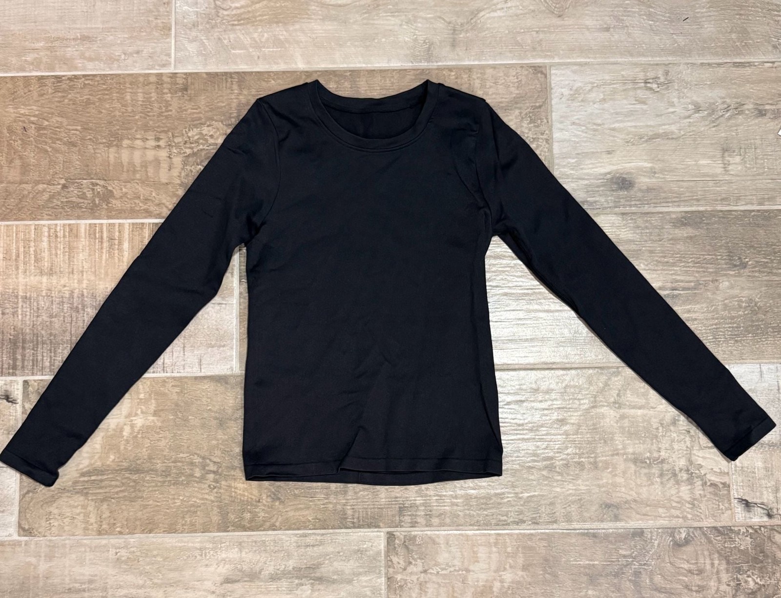 OQQ Women’s Long Sleeve Seamless Workout Top Ribbed Thermal Base Layer