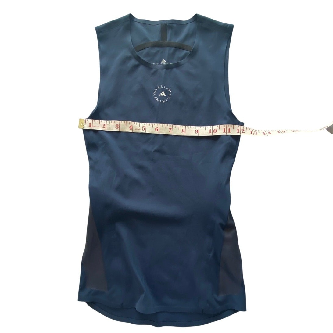 adidas by Stella McCartney Support Core Tank Top in Navy Blue Size 2XS