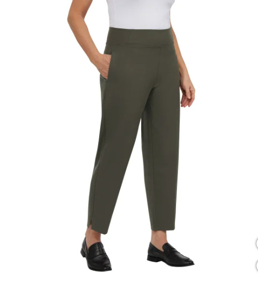 NWT Kirkland Signature Ladies’ Ankle Pants, Color Green, Size L