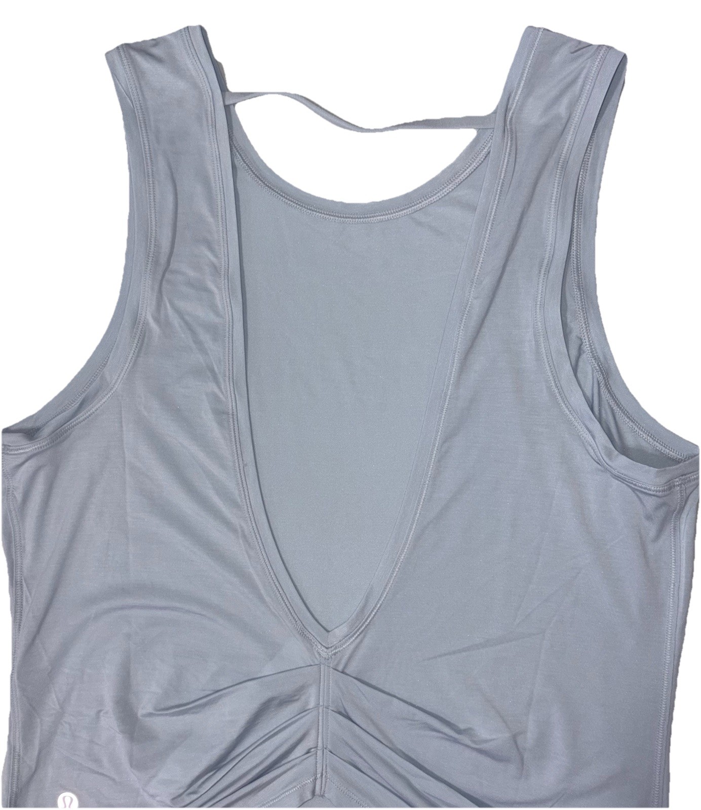 NWT💎LULULEMON💎SIZE 12💎DEEP STRETCH TANK💎AUTHENTIC💎HIP LENGTH💎STARCH BLUE💎
