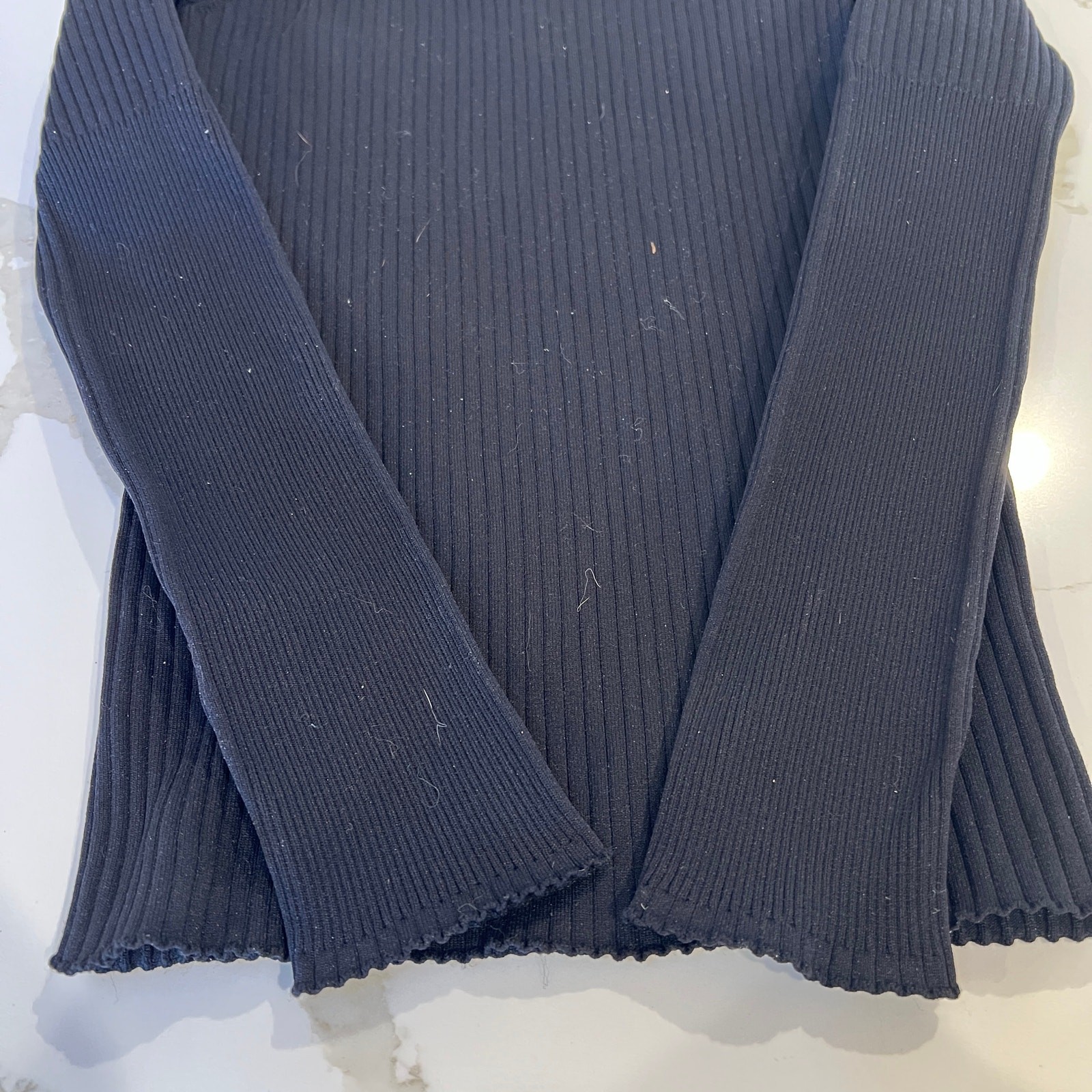 Aztech Aspen Ski base ribbed turtleneck black small EU 38 apres designer