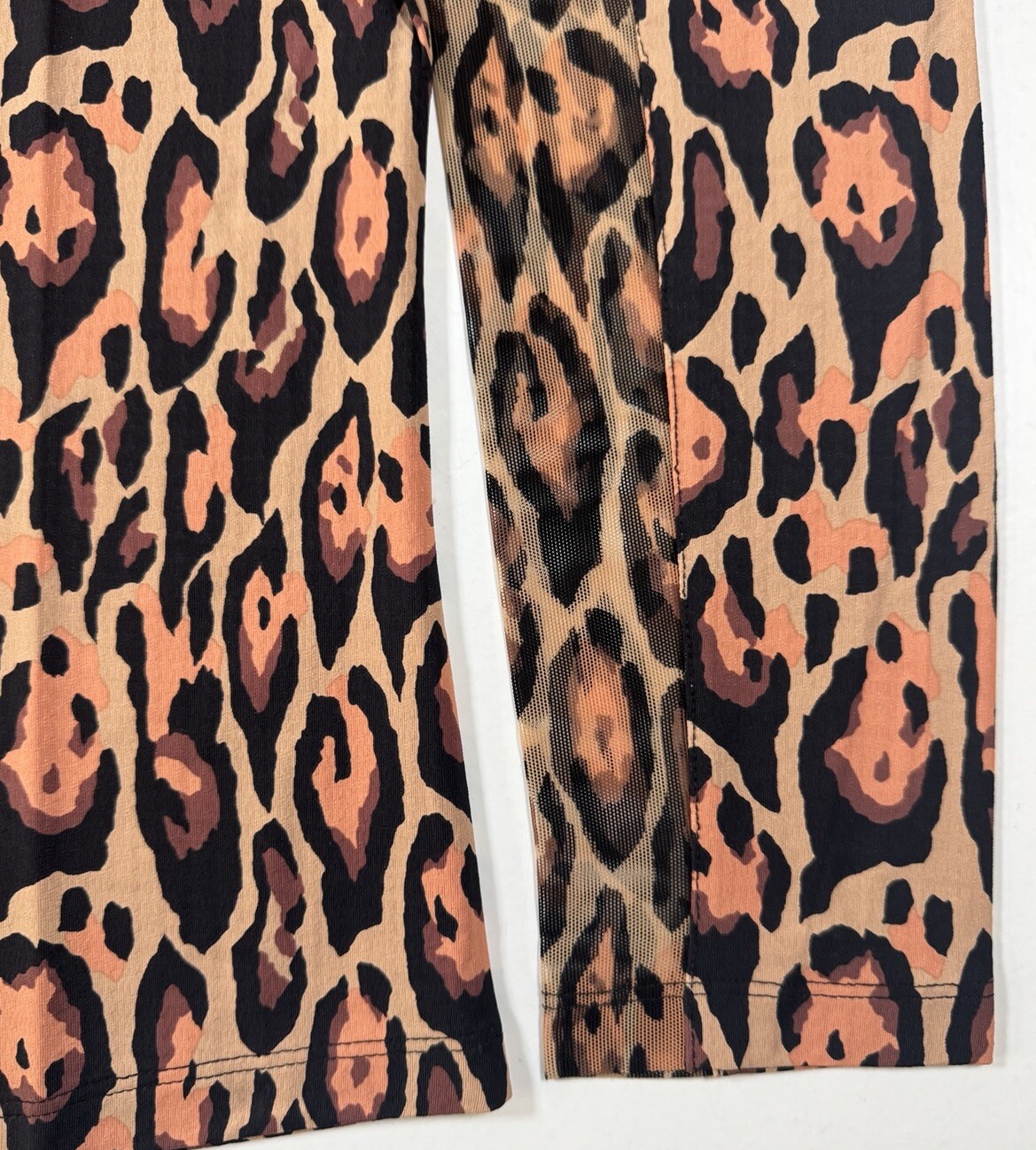 NWT IBKUL Golf Tennis 1/4 Zip Pullover Shirt XS S M L XL Leopard Longsleeve N4