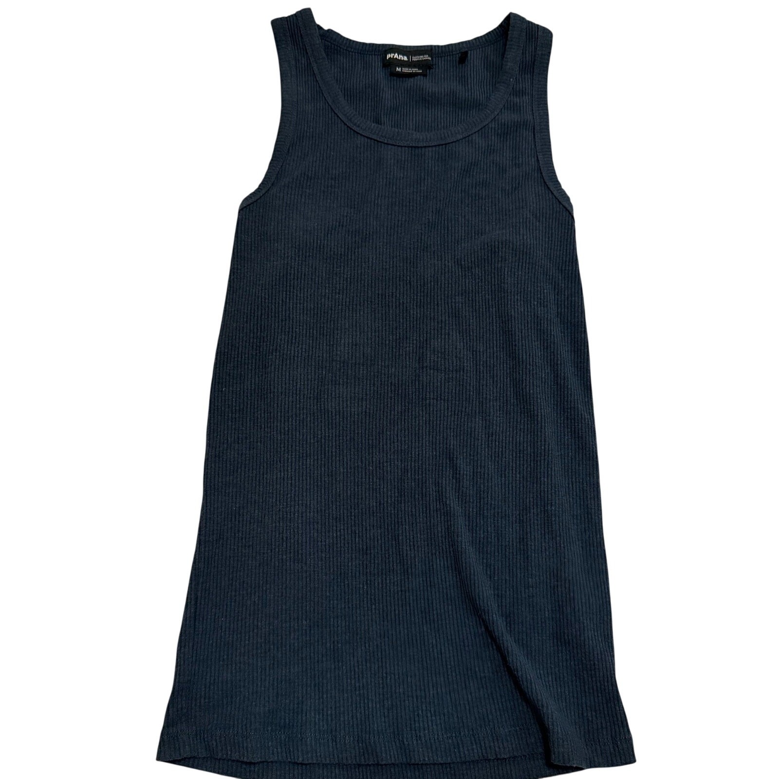EUC Prana womens dark green tank top sz M yoga activewear soft