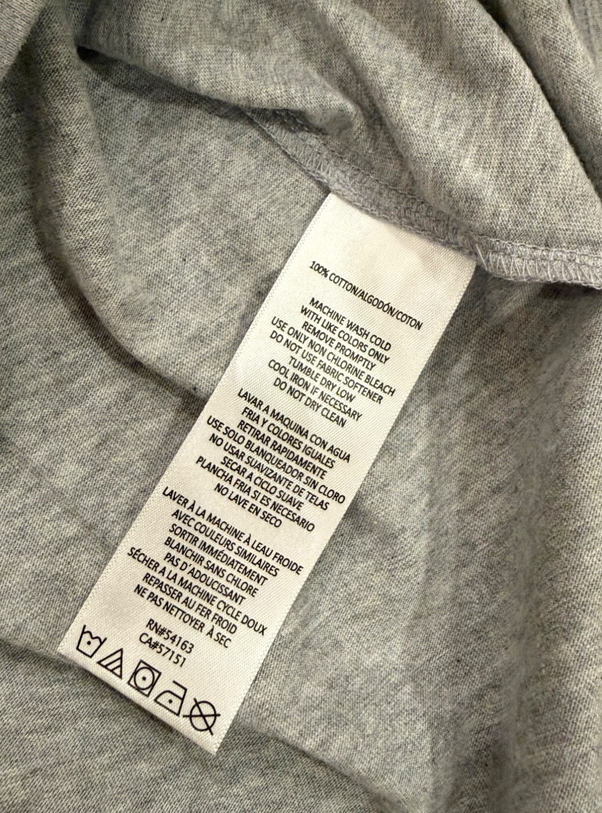 CALVIN KLEIN PERFORMANCE New! Gray Short Sleeve Cotton Athleisure Tee Top NWT XL